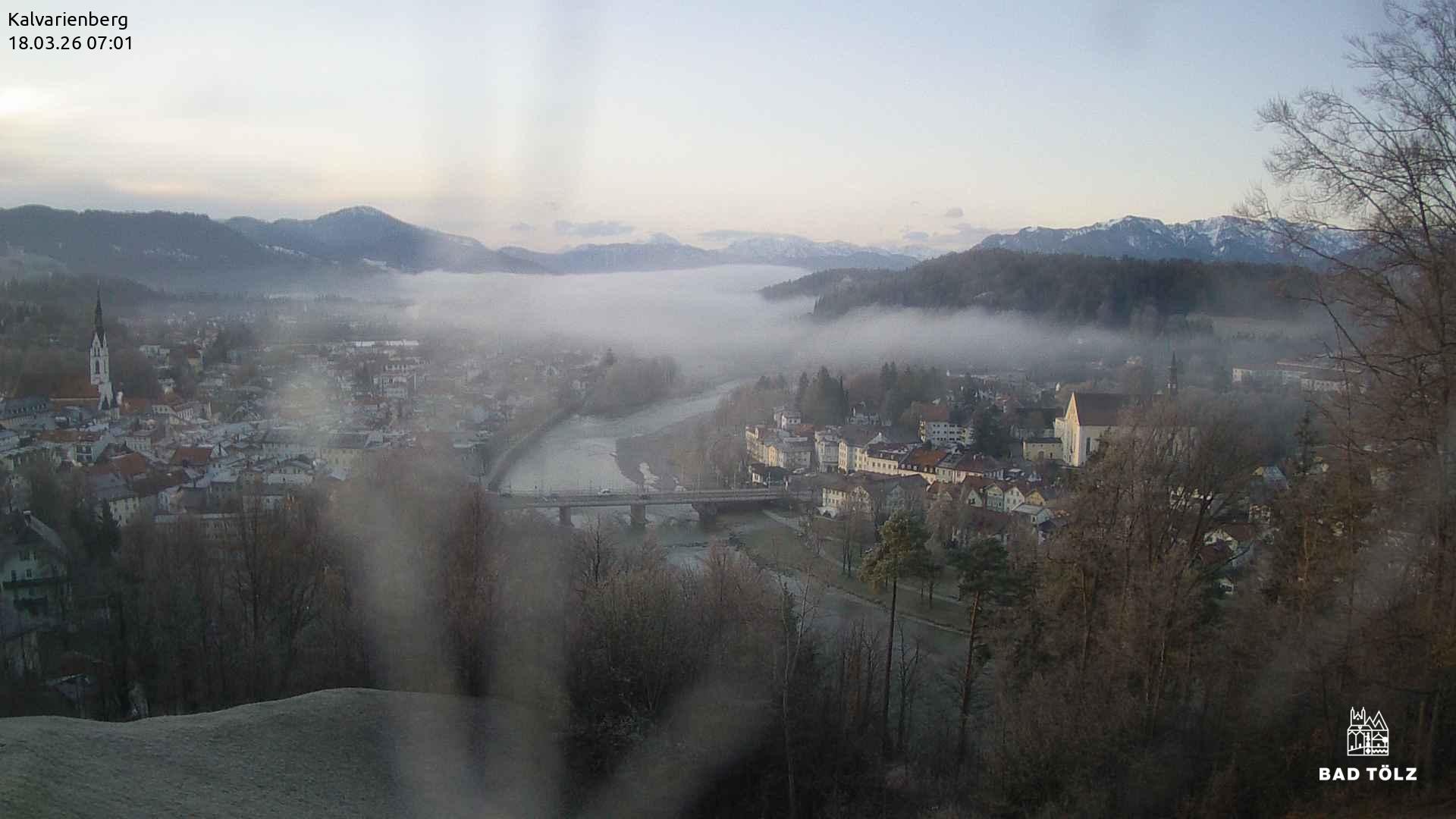 Archiv Foto Webcam Kalvarienberg bei Bad Tölz
