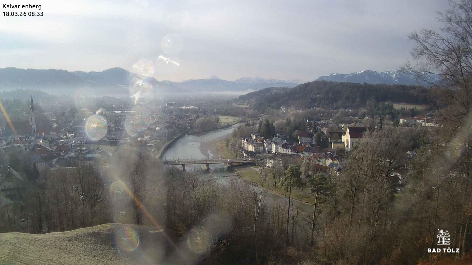 Archiv Foto Webcam Kalvarienberg bei Bad Tölz