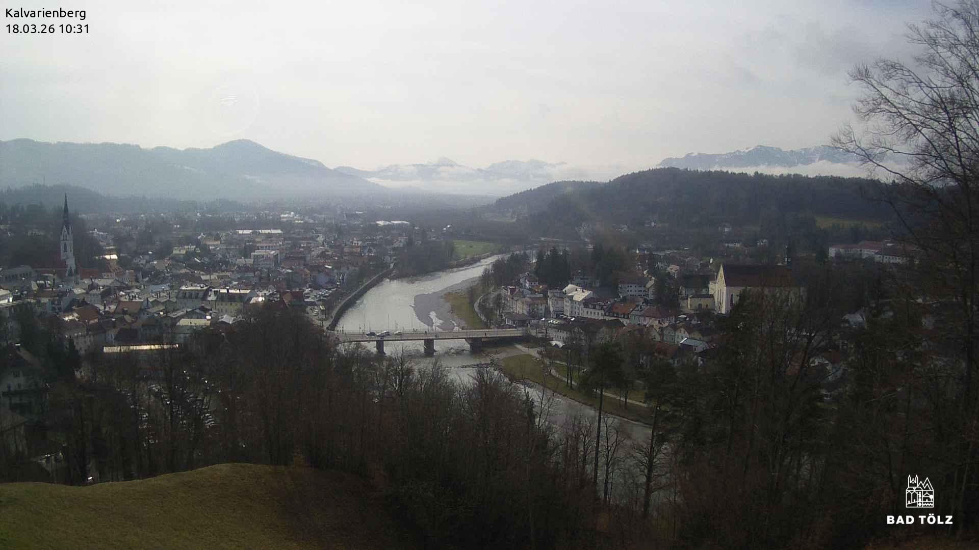 Archiv Foto Webcam Kalvarienberg bei Bad Tölz