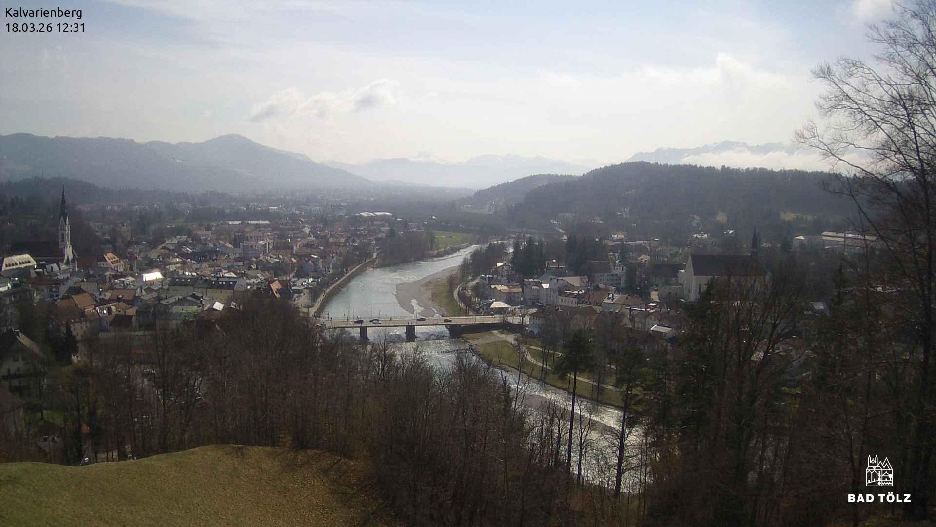 Archiv Foto Webcam Kalvarienberg bei Bad Tölz