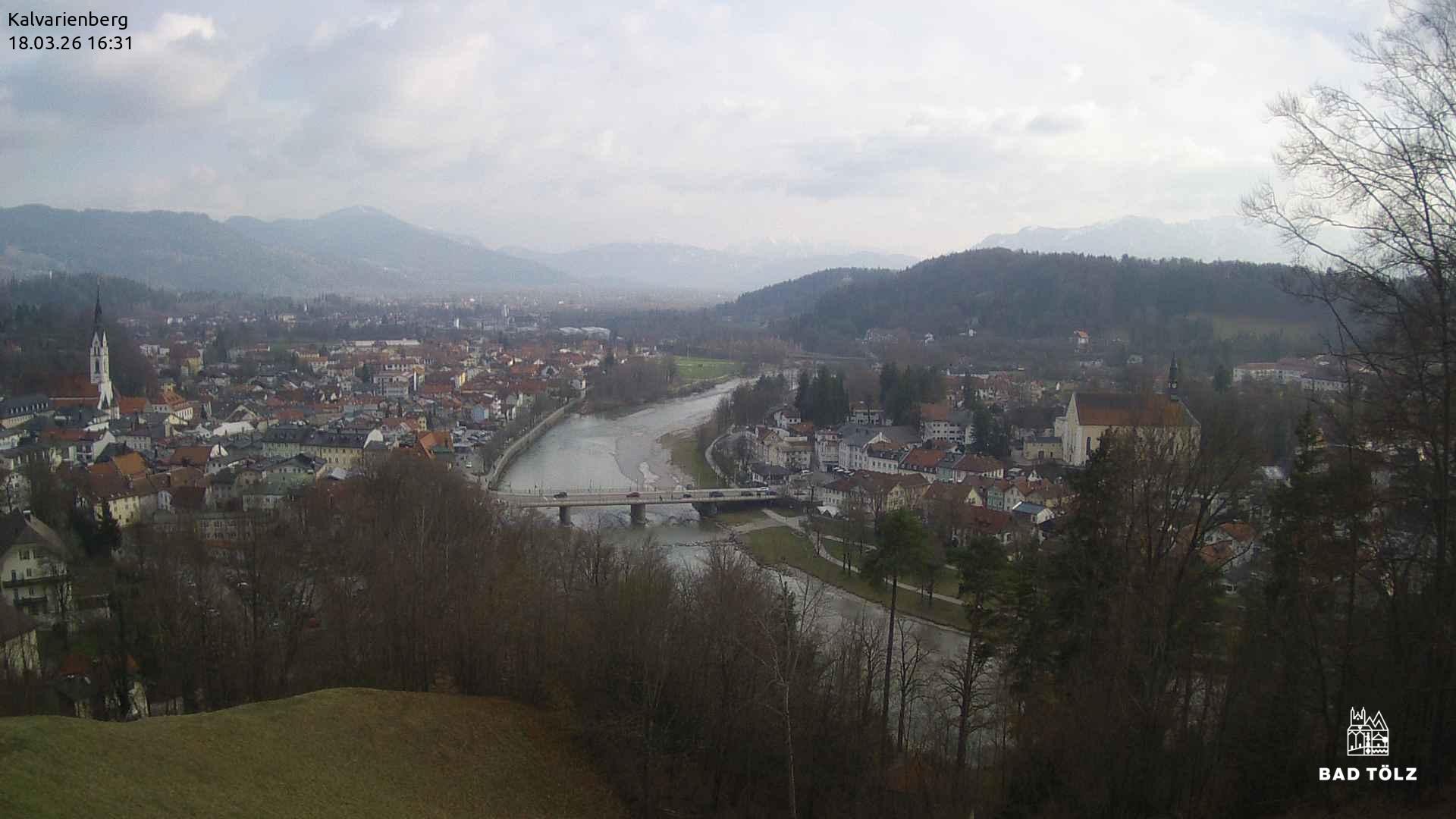Archived image Webcam Bad Tölz - Kalvarienberg