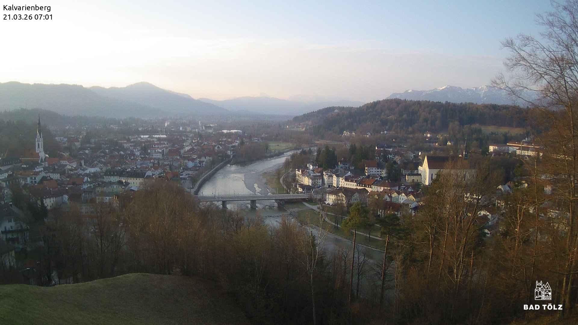 Archived image Webcam Bad Tölz - Kalvarienberg