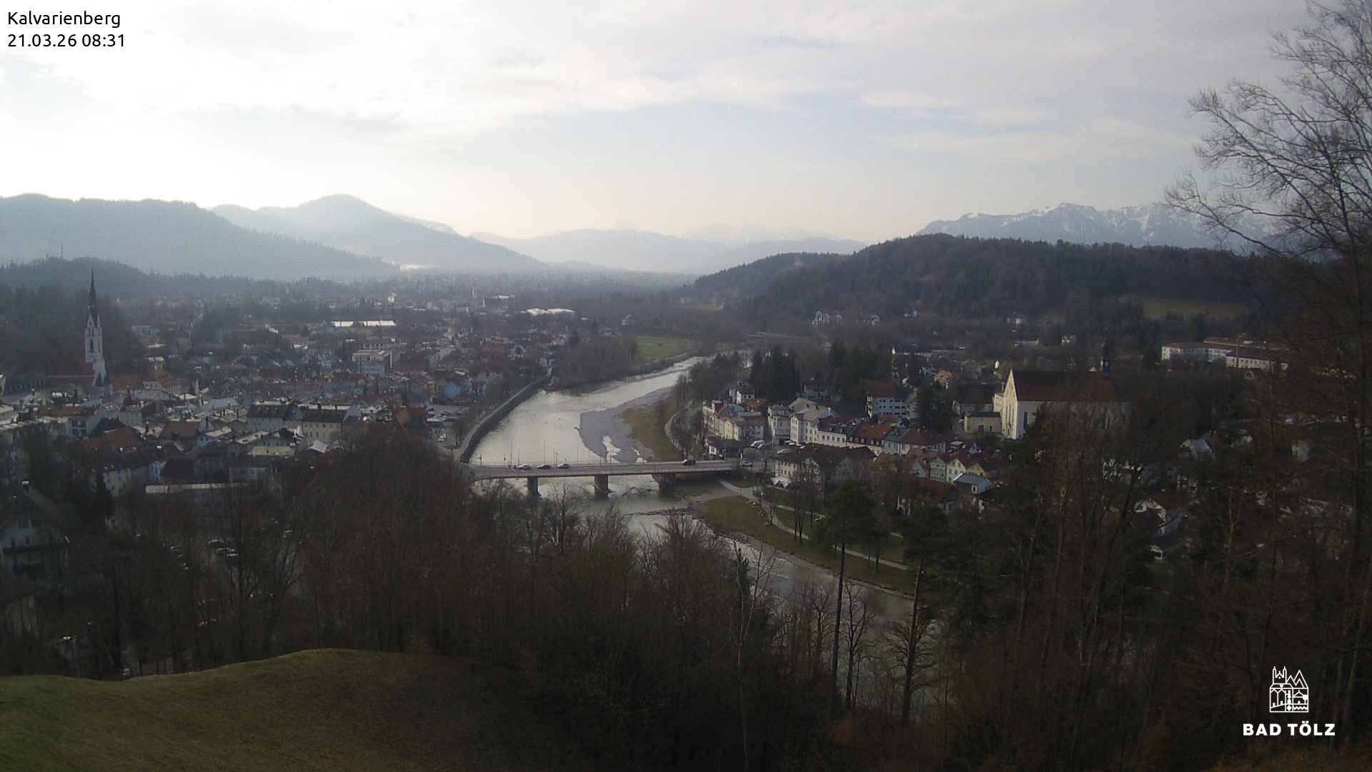 Archiv Foto Webcam Kalvarienberg bei Bad Tölz