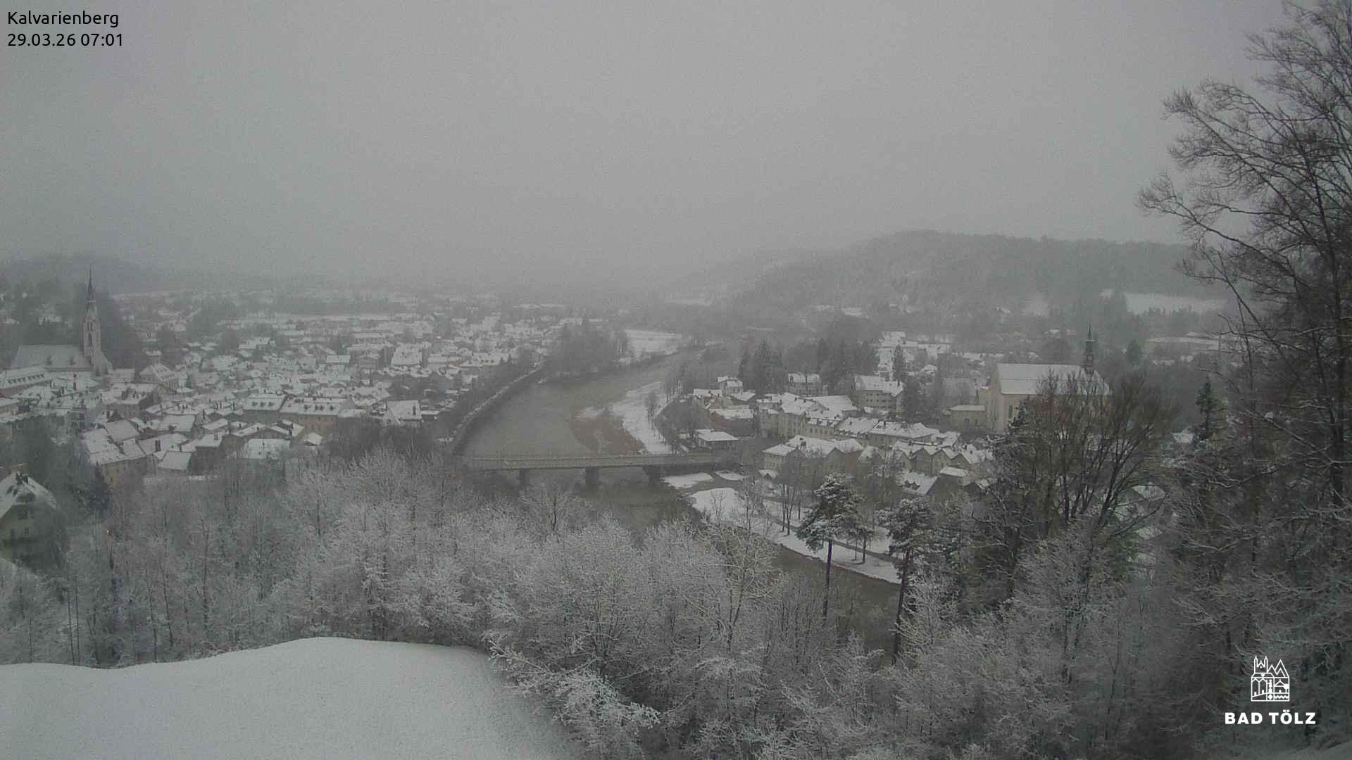 Archived image Webcam Bad Tölz - Kalvarienberg