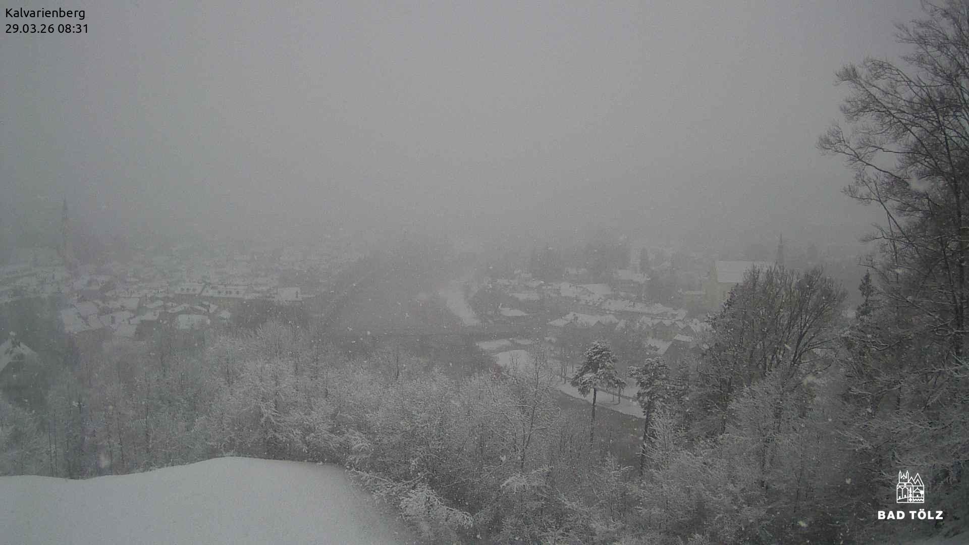 Archived image Webcam Bad Tölz - Kalvarienberg