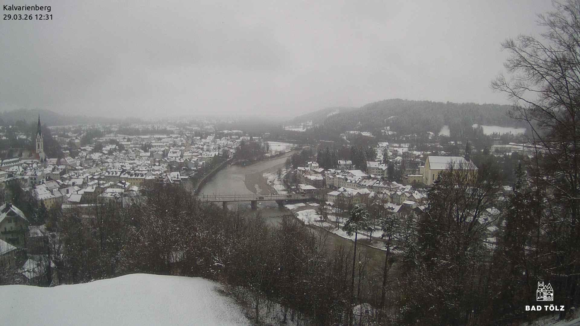 Archived image Webcam Bad Tölz - Kalvarienberg
