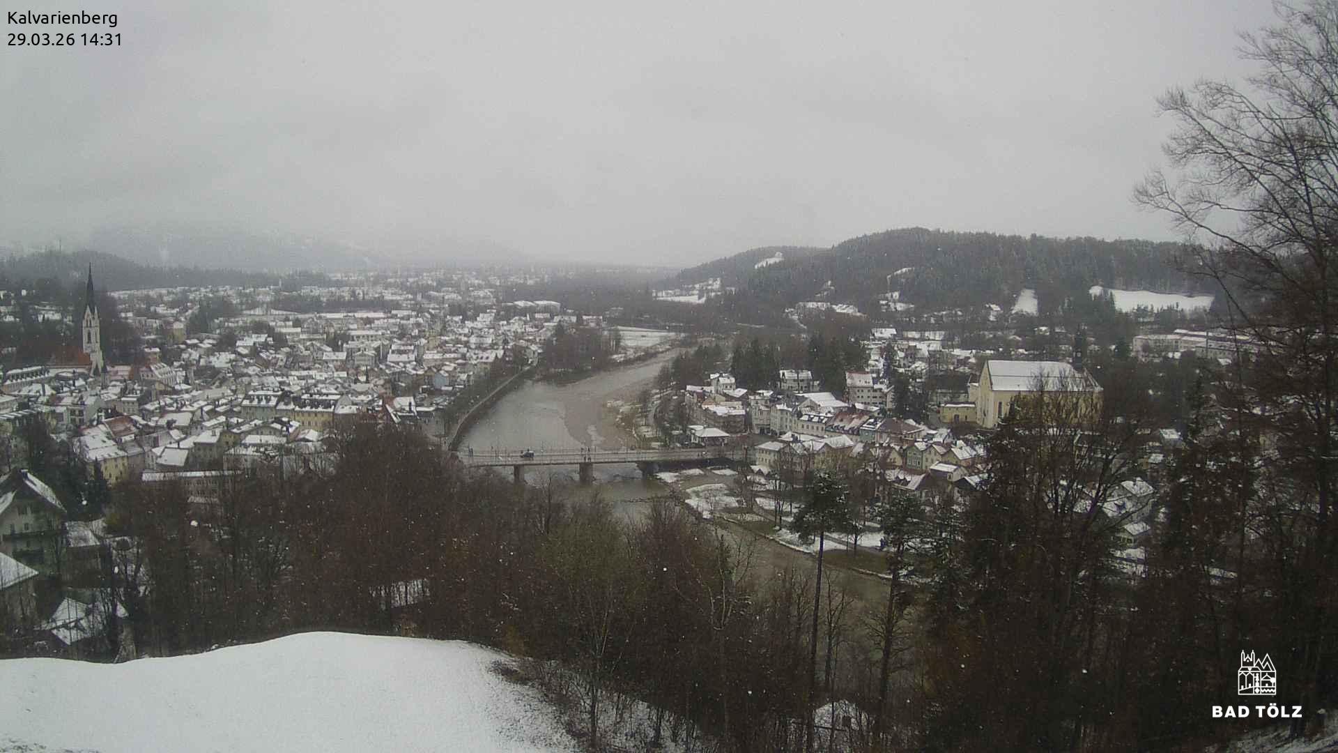 Archived image Webcam Bad Tölz - Kalvarienberg