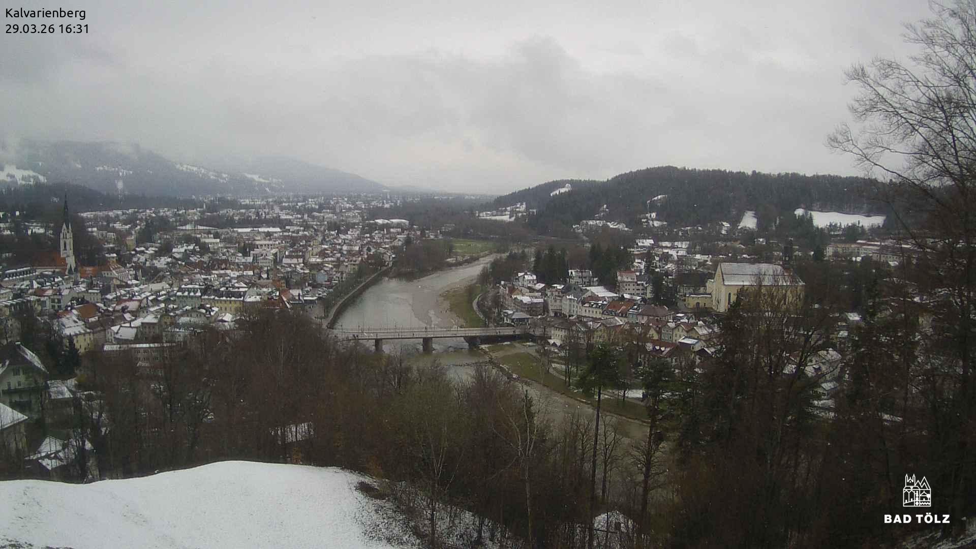 Archived image Webcam Bad Tölz - Kalvarienberg