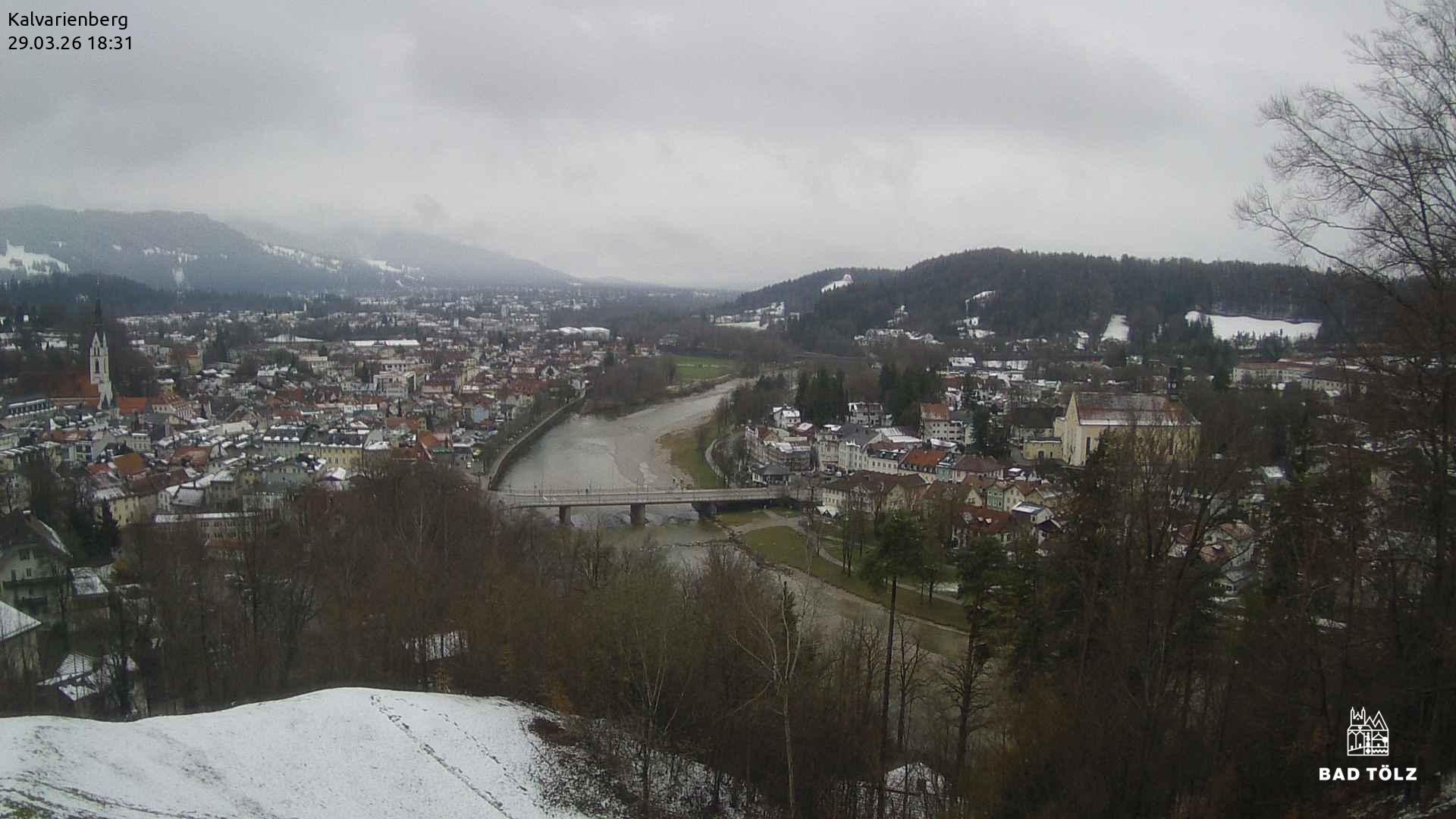 Archived image Webcam Bad Tölz - Kalvarienberg