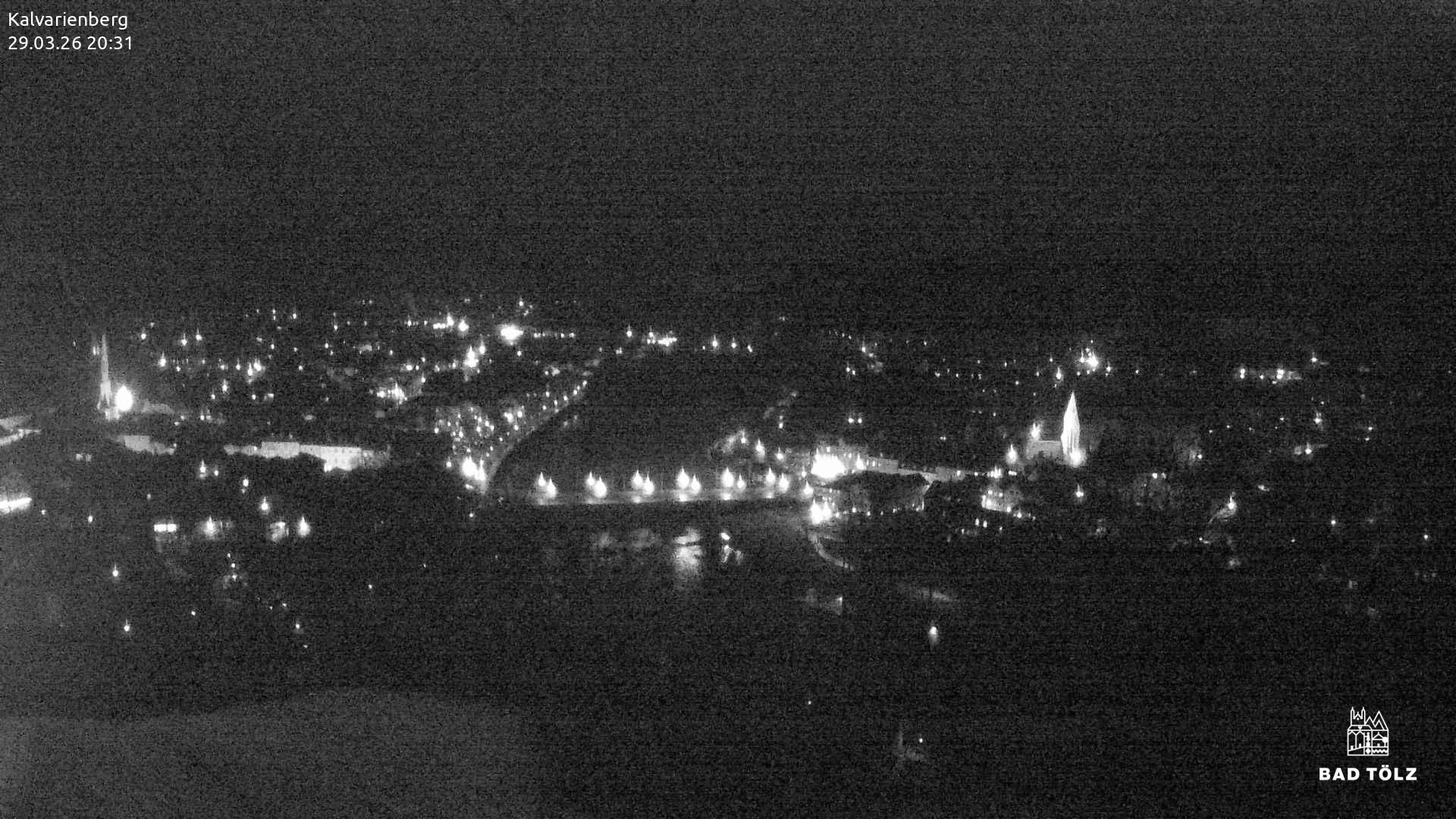 Archived image Webcam Bad Tölz - Kalvarienberg