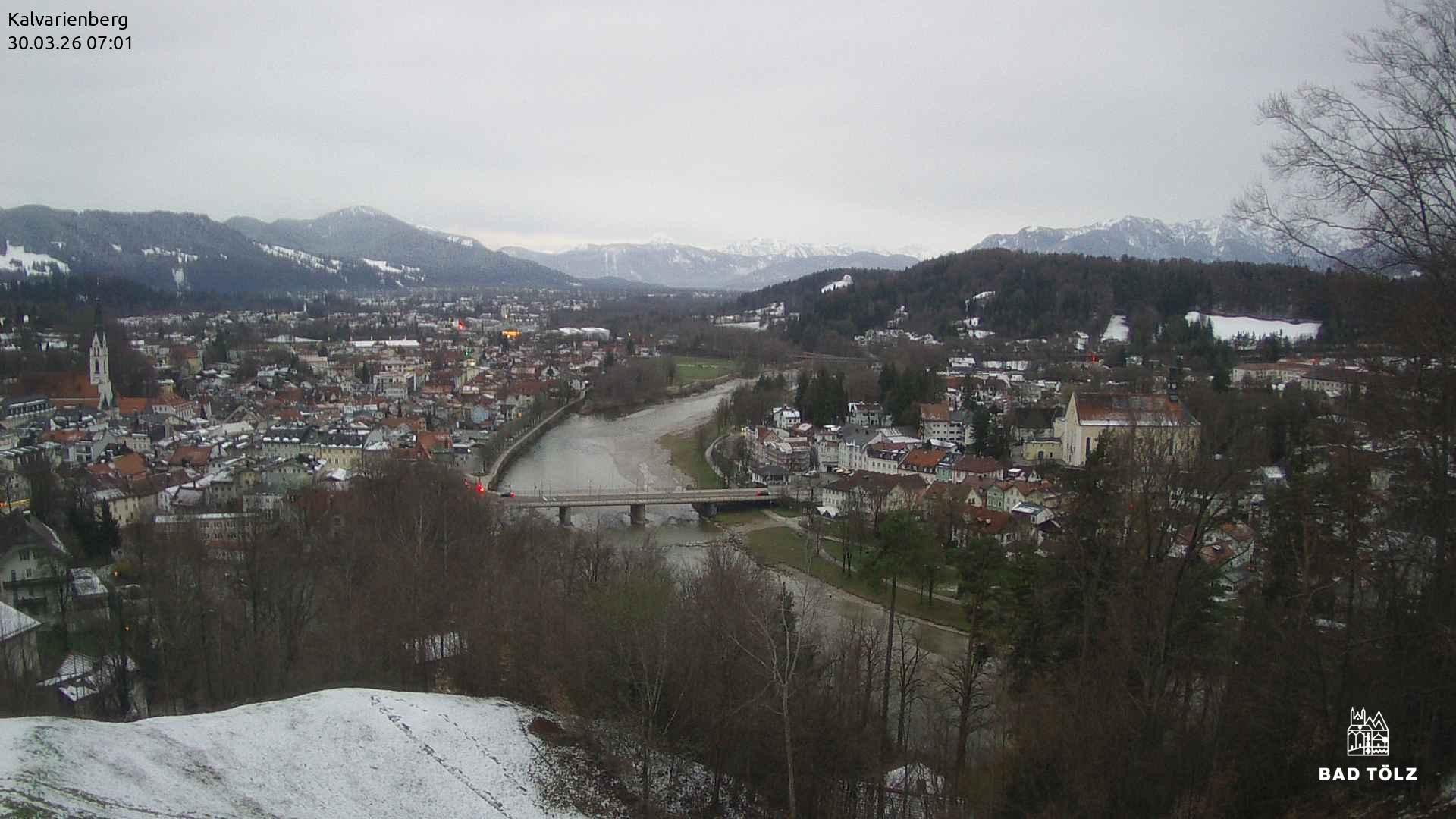 Archiv Foto Webcam Kalvarienberg bei Bad Tölz