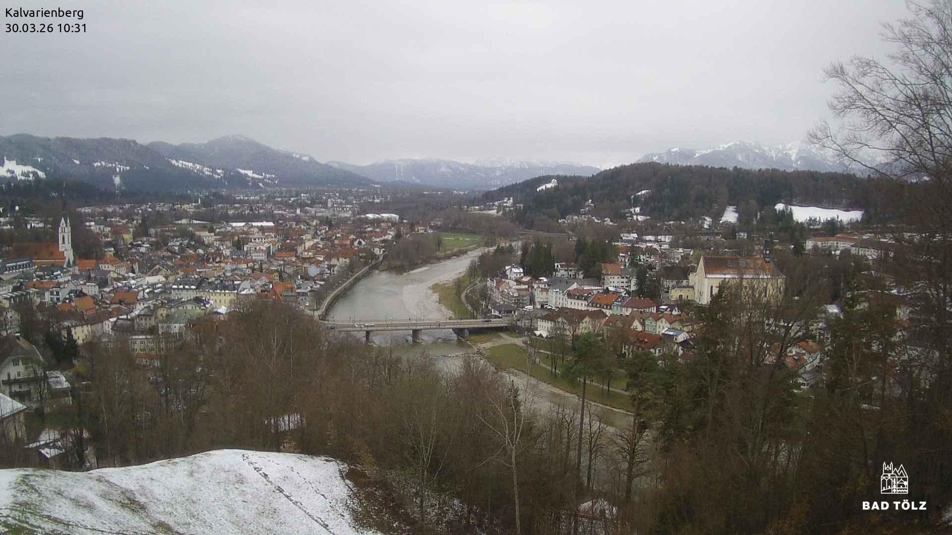 Archiv Foto Webcam Kalvarienberg bei Bad Tölz