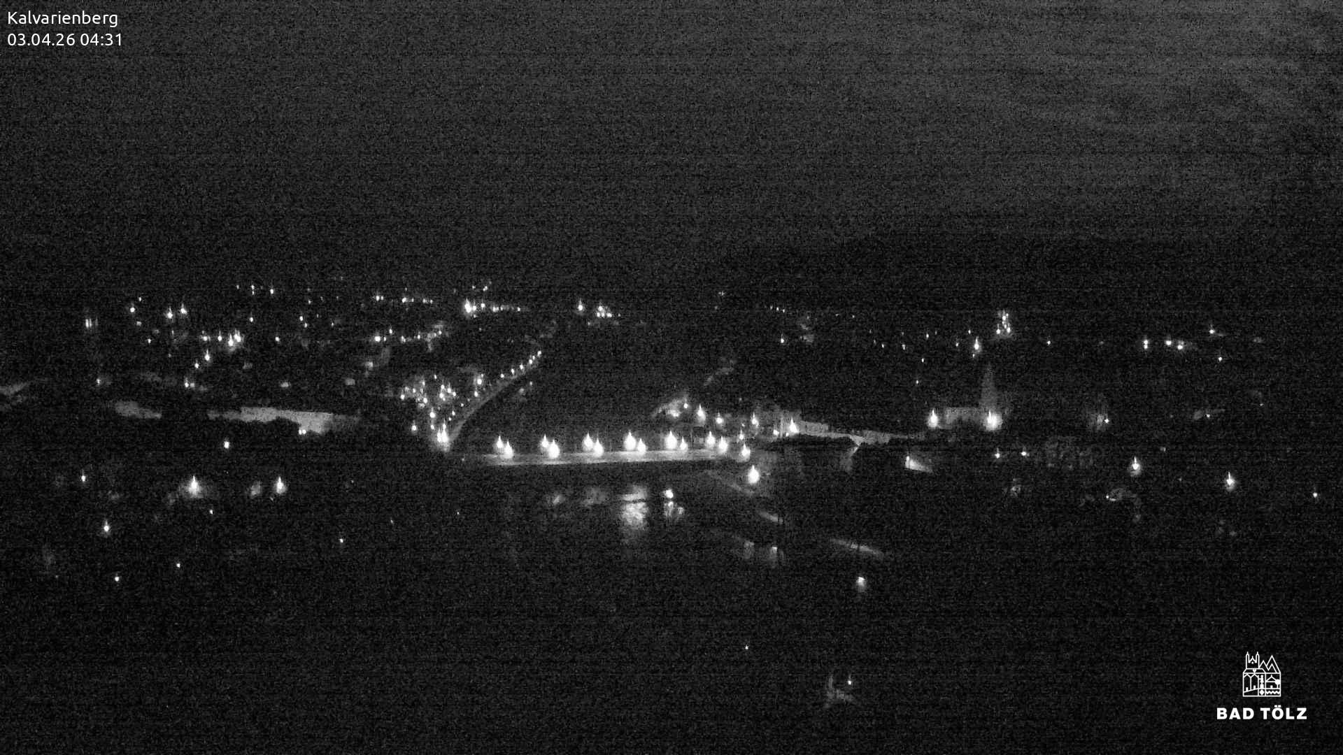 Archiv Foto Webcam Kalvarienberg bei Bad Tölz