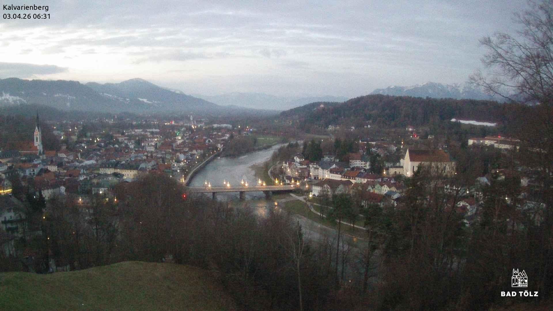 Archiv Foto Webcam Kalvarienberg bei Bad Tölz