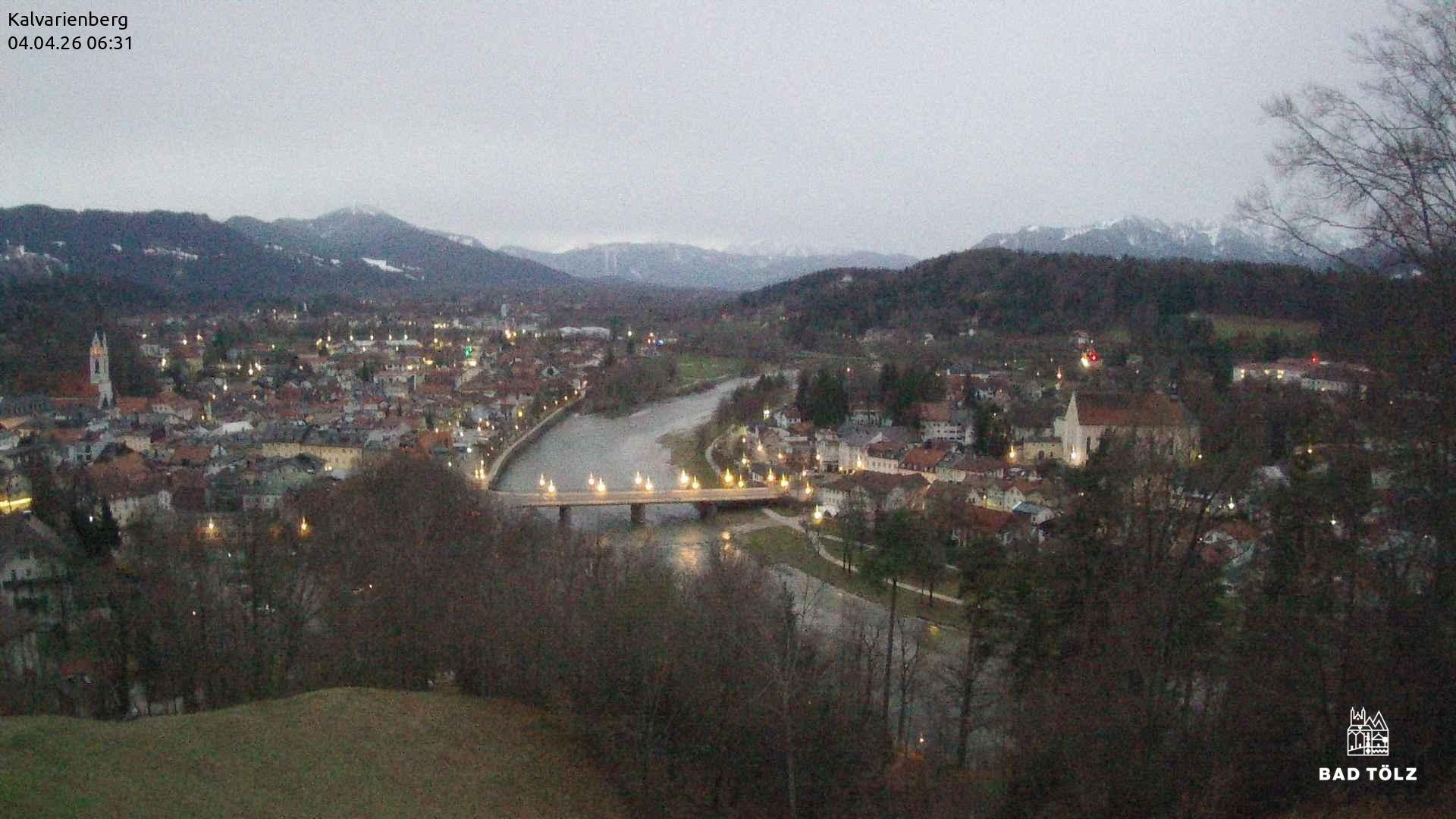 Archiv Foto Webcam Kalvarienberg bei Bad Tölz