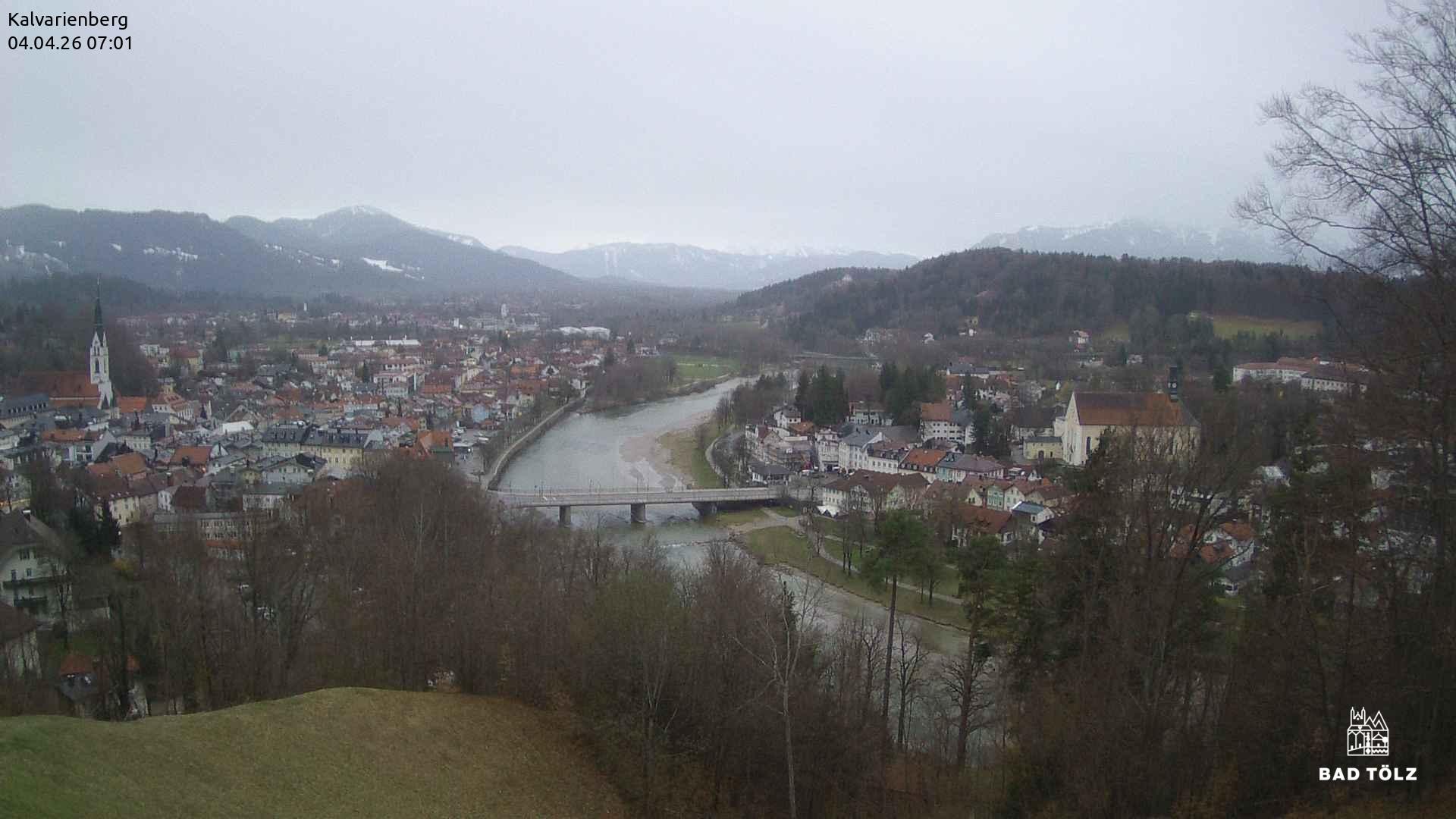 Archived image Webcam Bad Tölz - Kalvarienberg