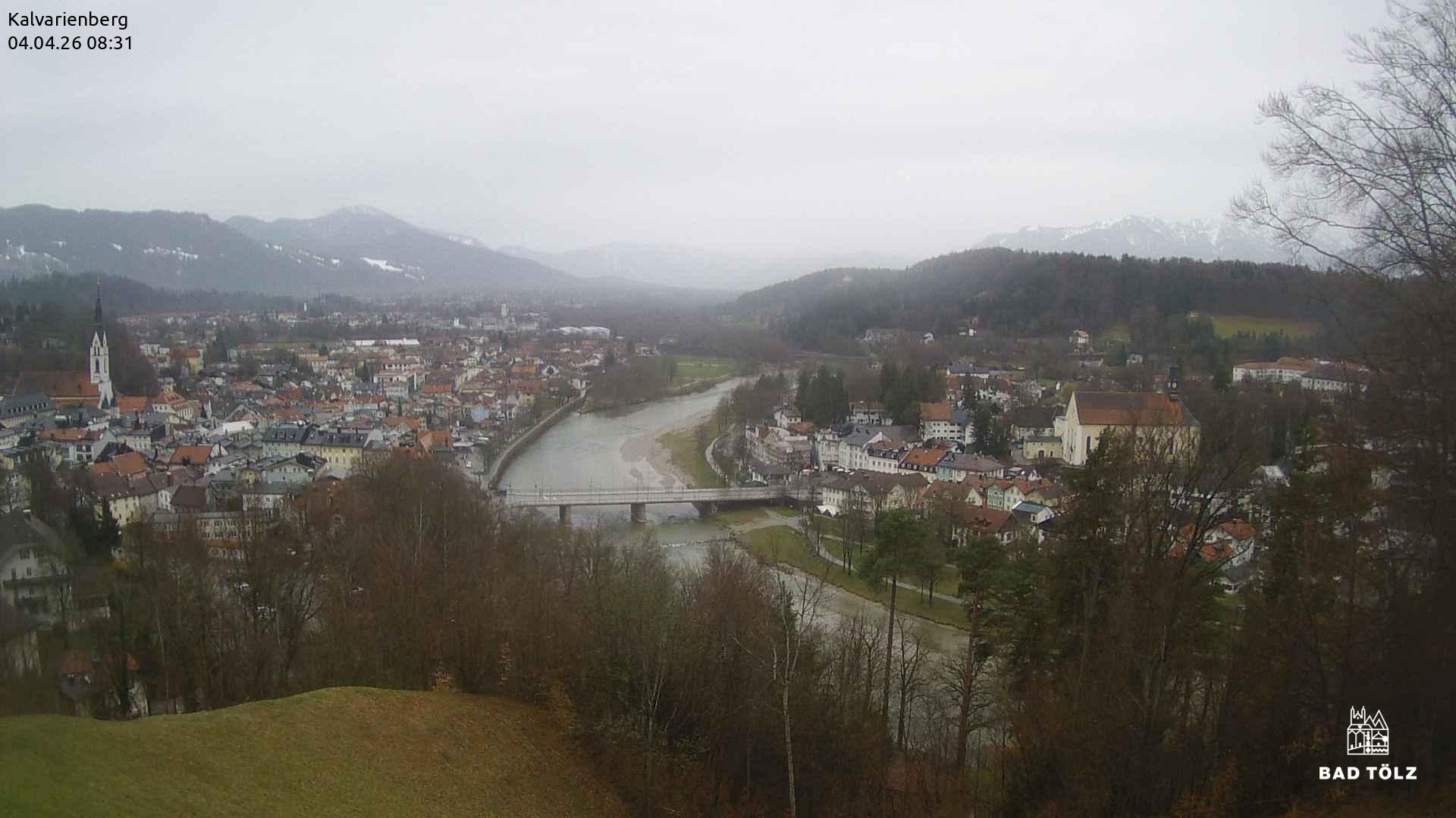 Archived image Webcam Bad Tölz - Kalvarienberg