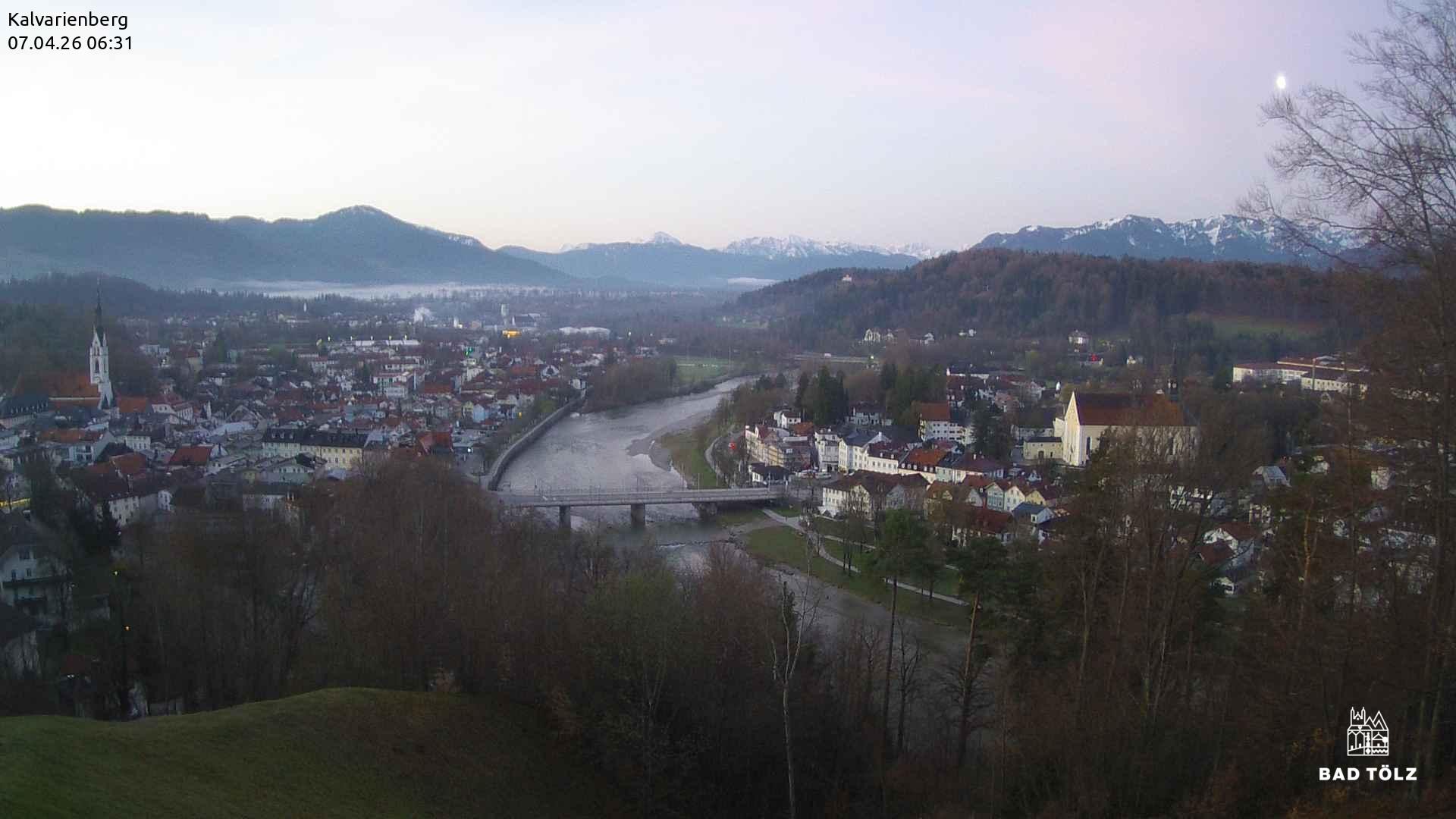 Archiv Foto Webcam Kalvarienberg bei Bad Tölz