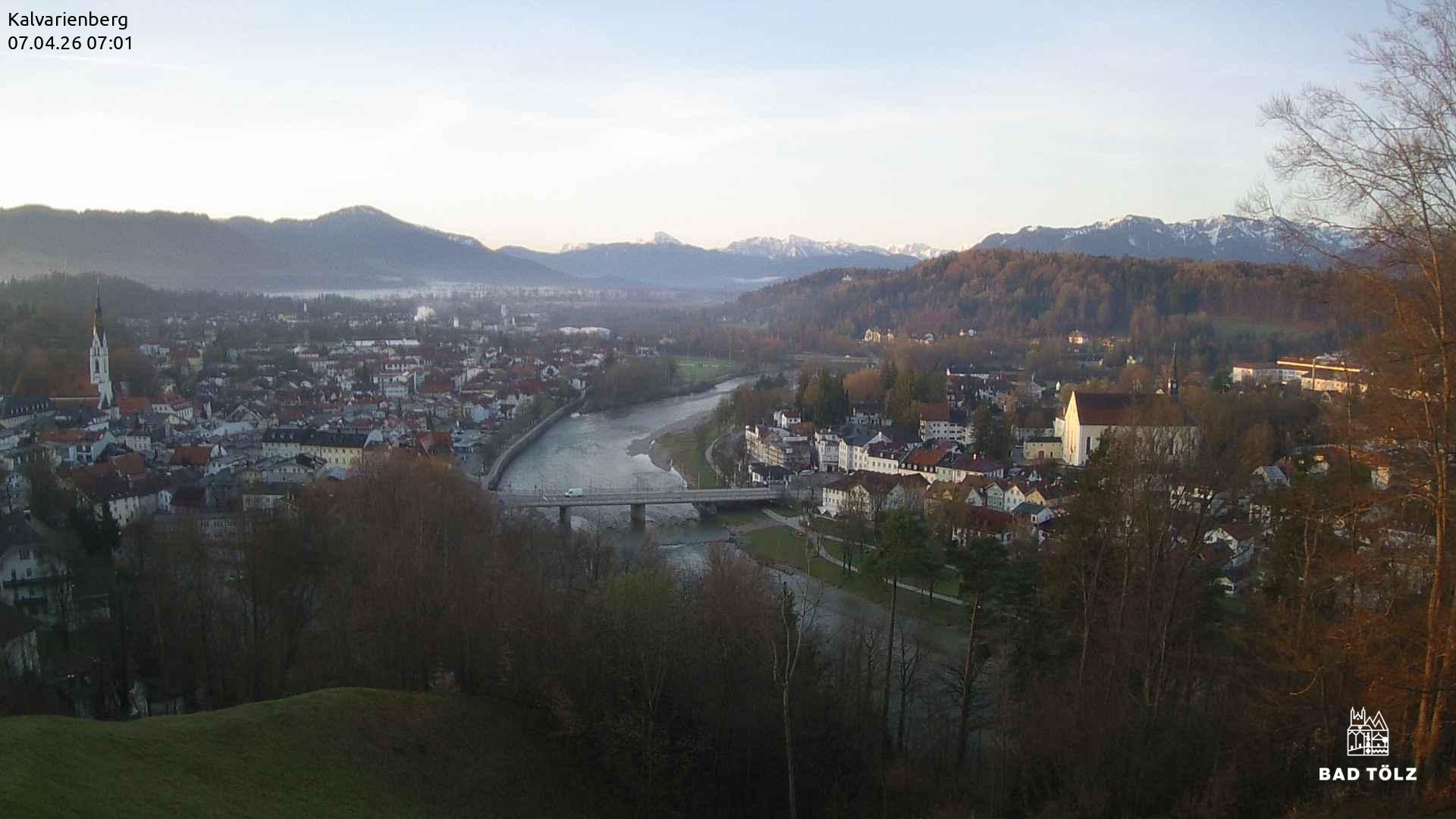 Archiv Foto Webcam Kalvarienberg bei Bad Tölz