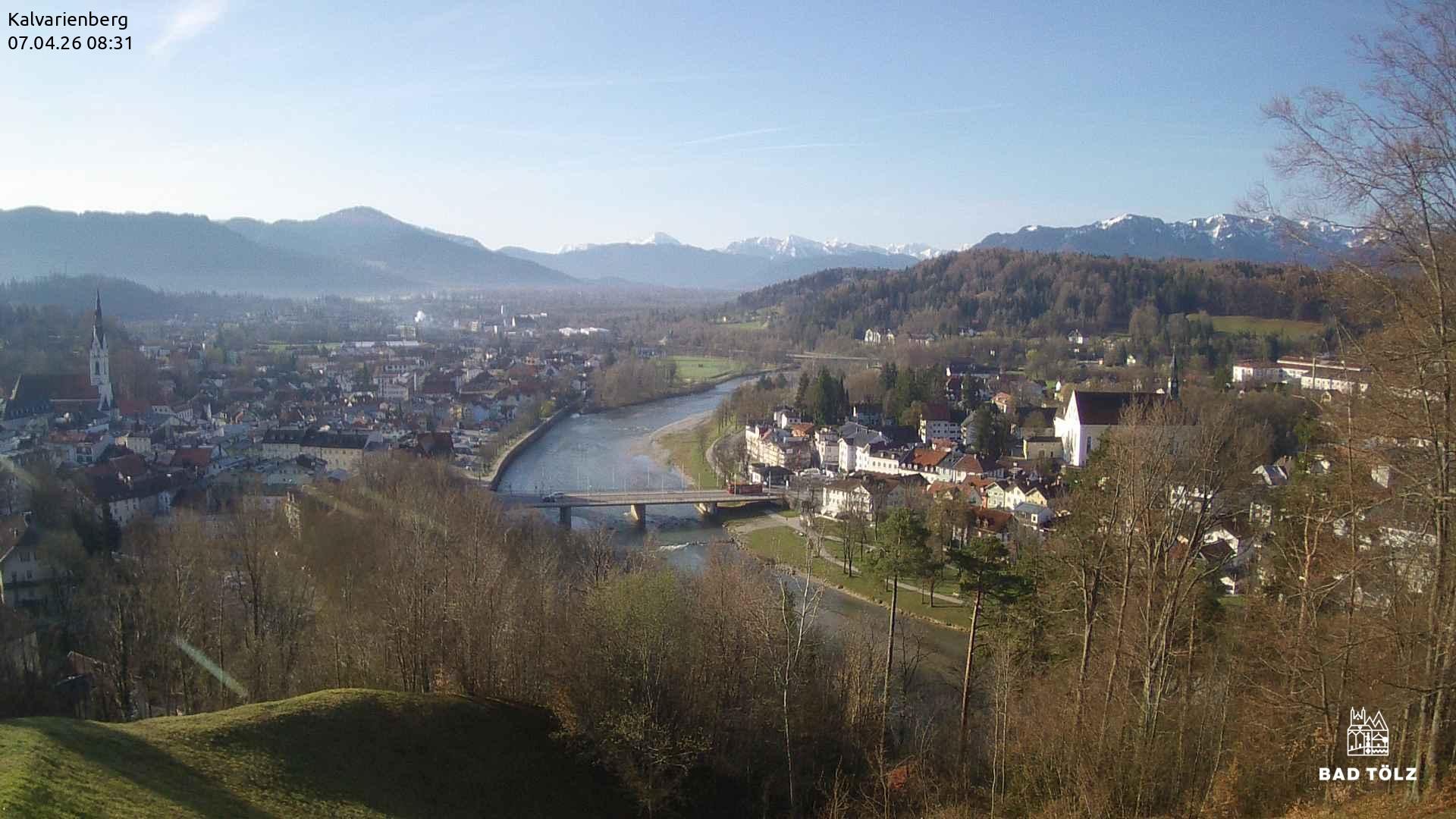 Archiv Foto Webcam Kalvarienberg bei Bad Tölz