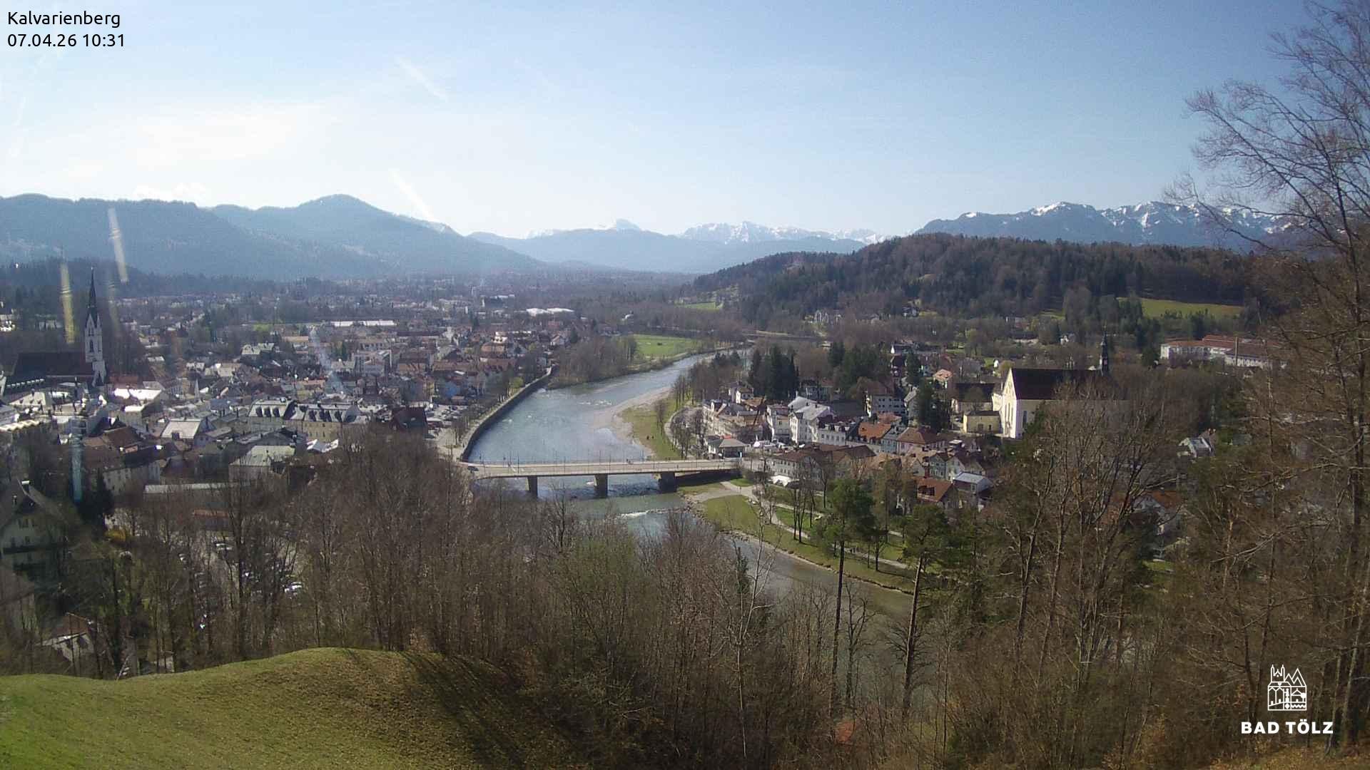 Archiv Foto Webcam Kalvarienberg bei Bad Tölz