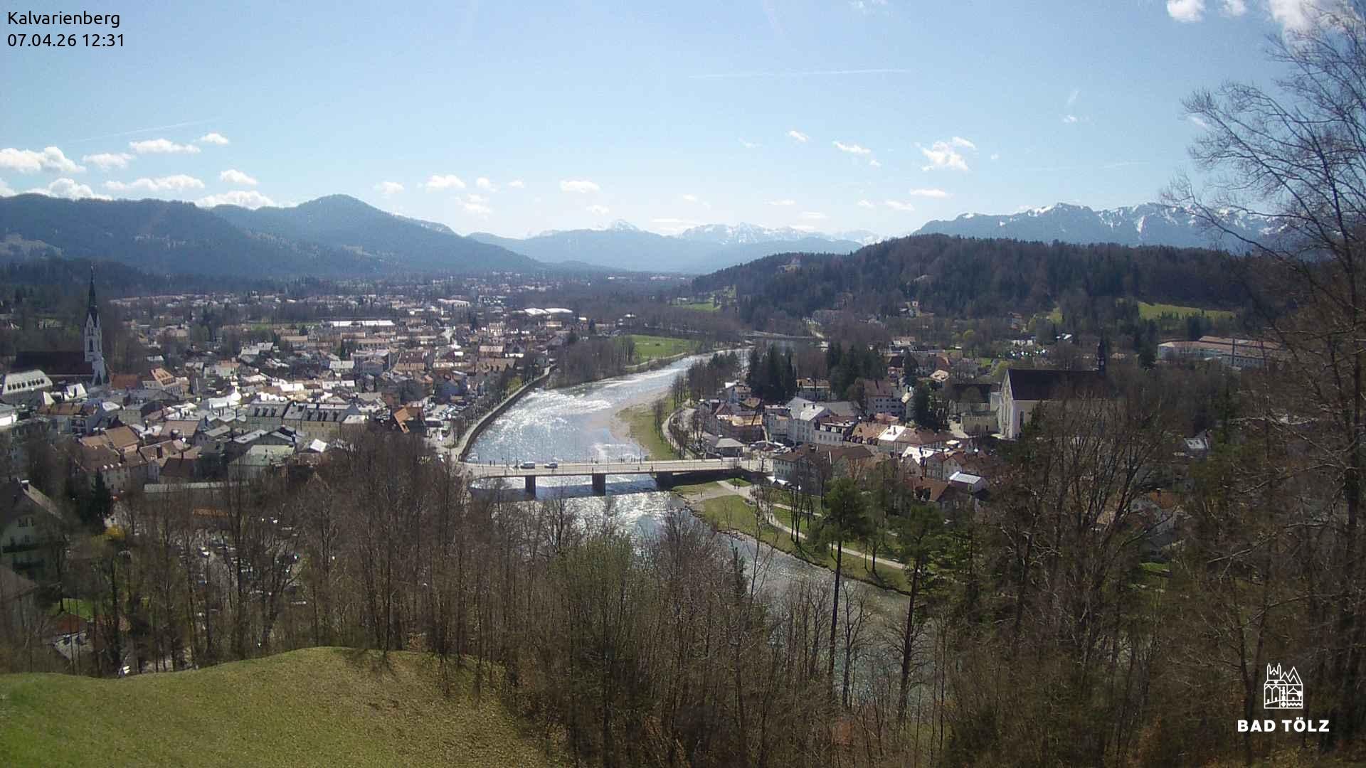 Archiv Foto Webcam Kalvarienberg bei Bad Tölz