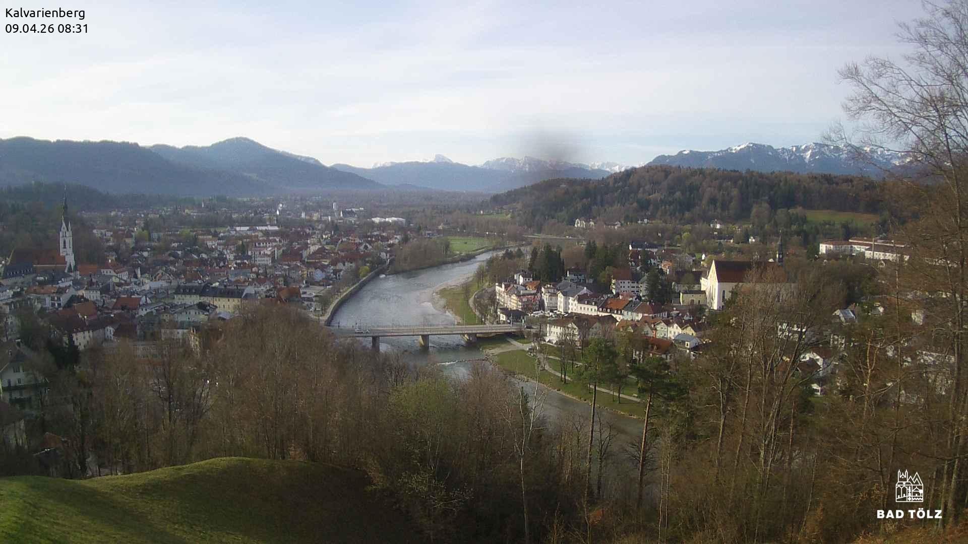 Archived image Webcam Bad Tölz - Kalvarienberg