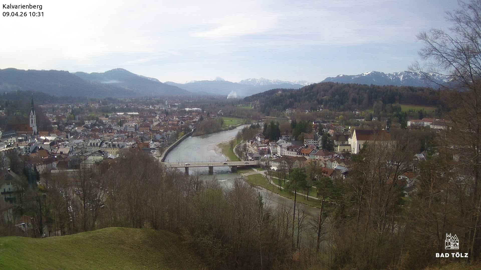 Archived image Webcam Bad Tölz - Kalvarienberg