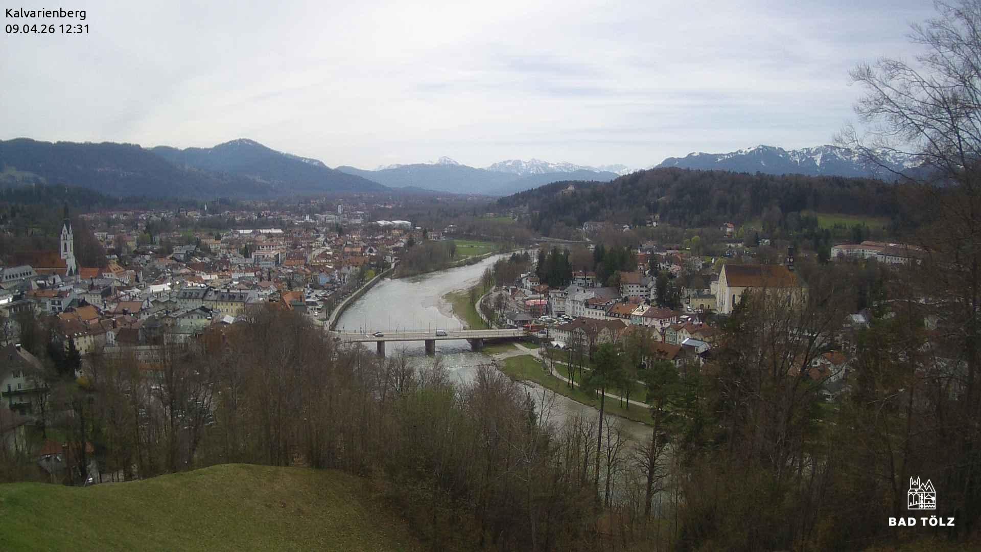 Archived image Webcam Bad Tölz - Kalvarienberg