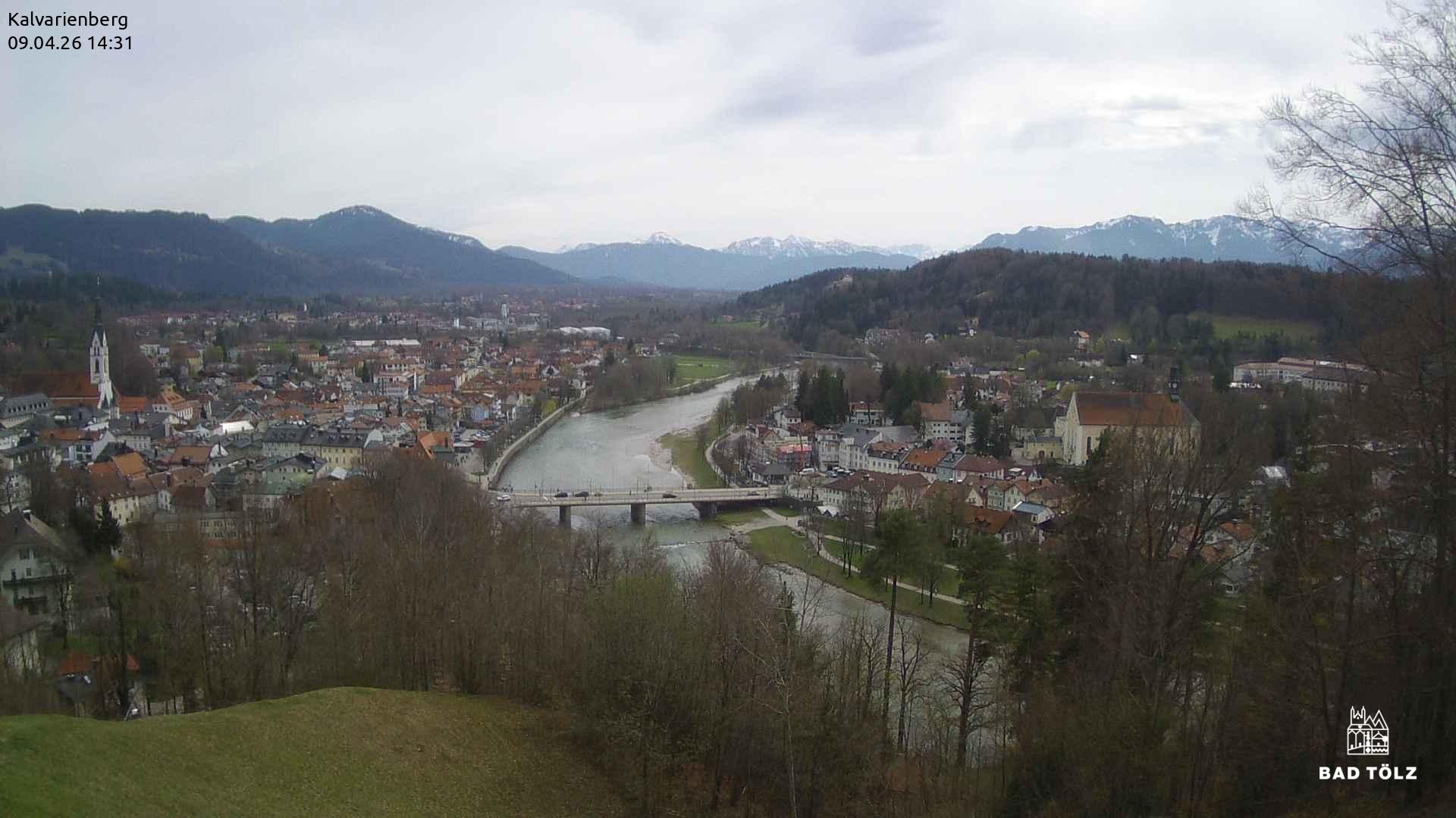 Archived image Webcam Bad Tölz - Kalvarienberg