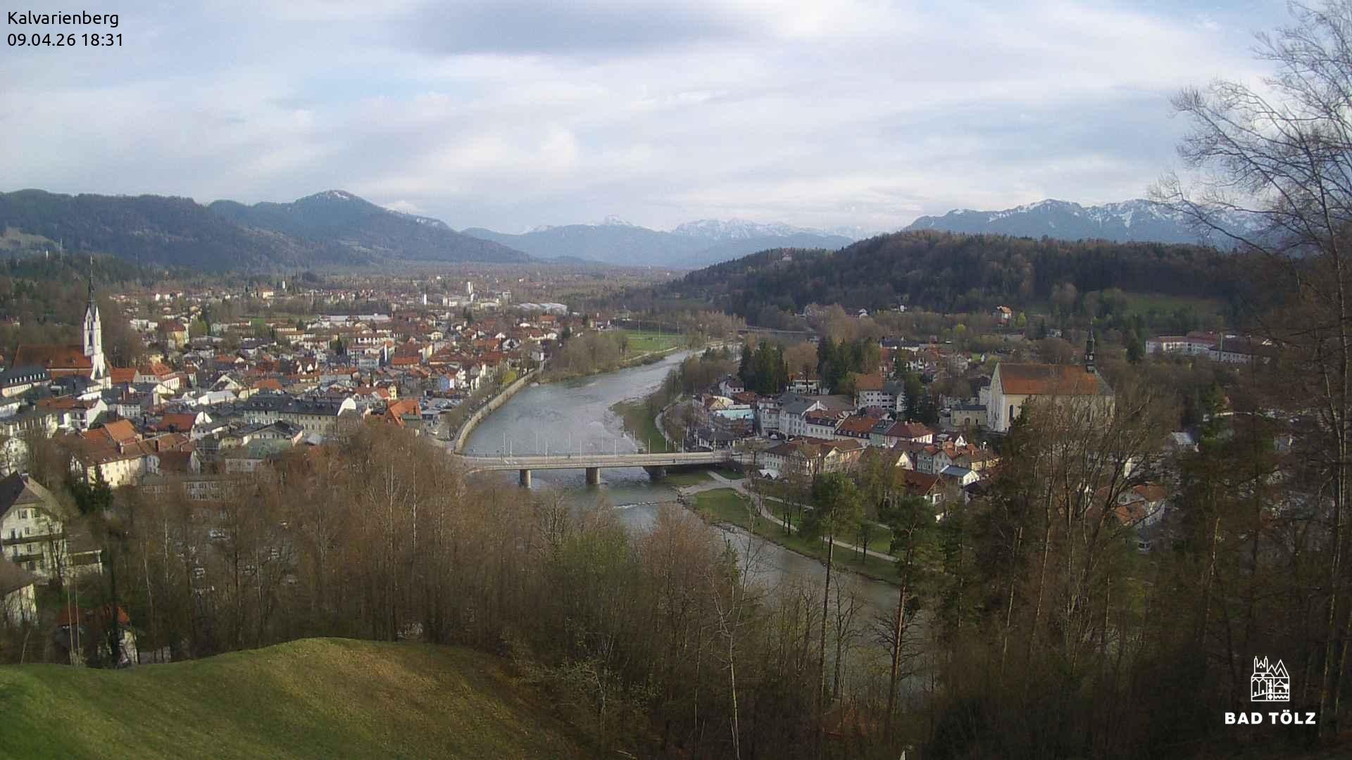 Archiv Foto Webcam Kalvarienberg bei Bad Tölz