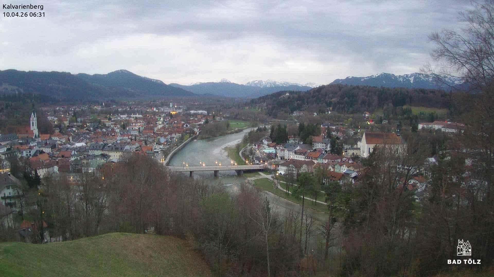 Archiv Foto Webcam Kalvarienberg bei Bad Tölz