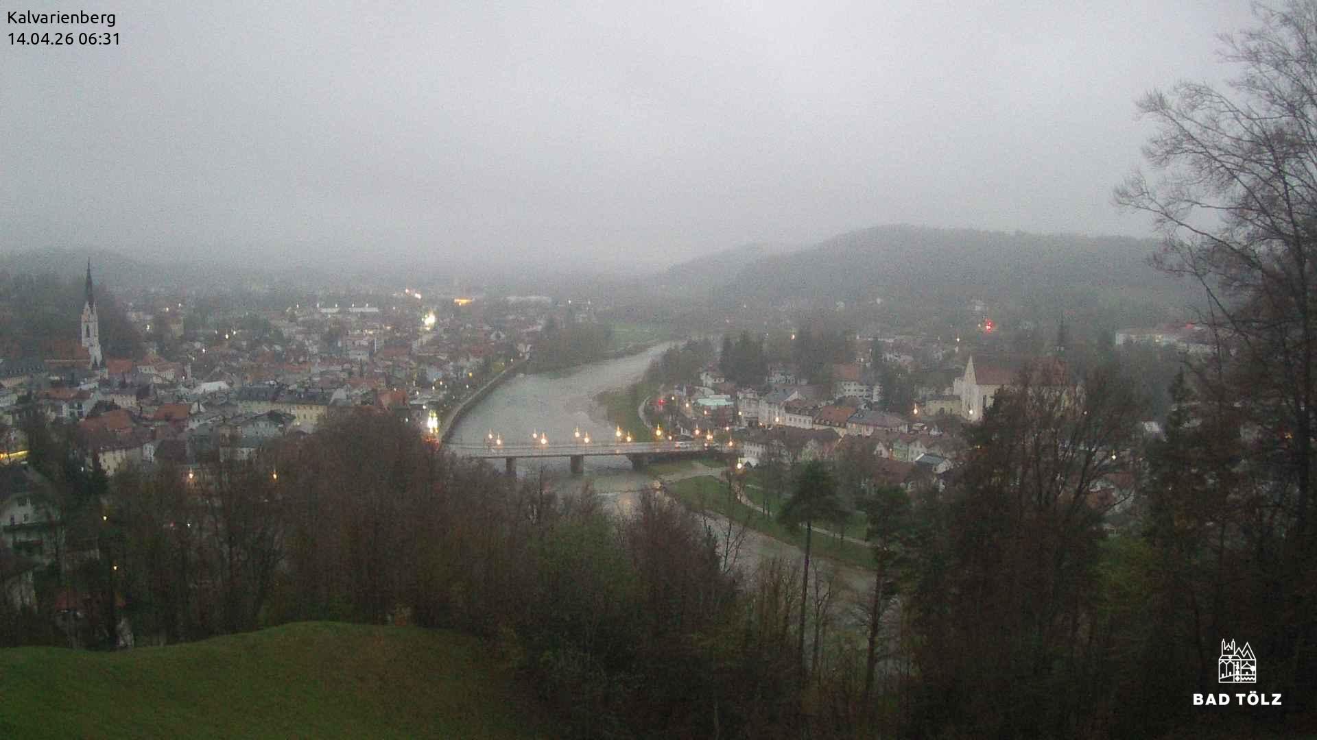 Archiv Foto Webcam Kalvarienberg bei Bad Tölz