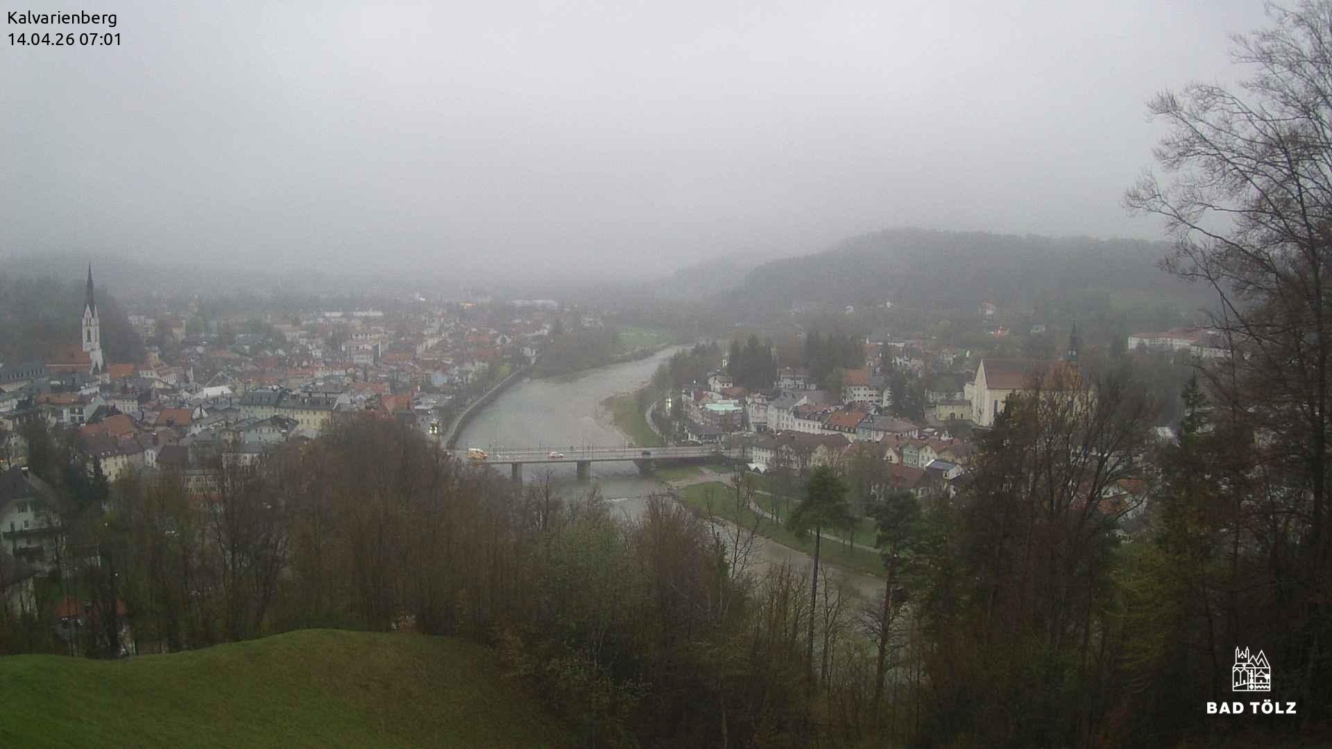 Archiv Foto Webcam Kalvarienberg bei Bad Tölz