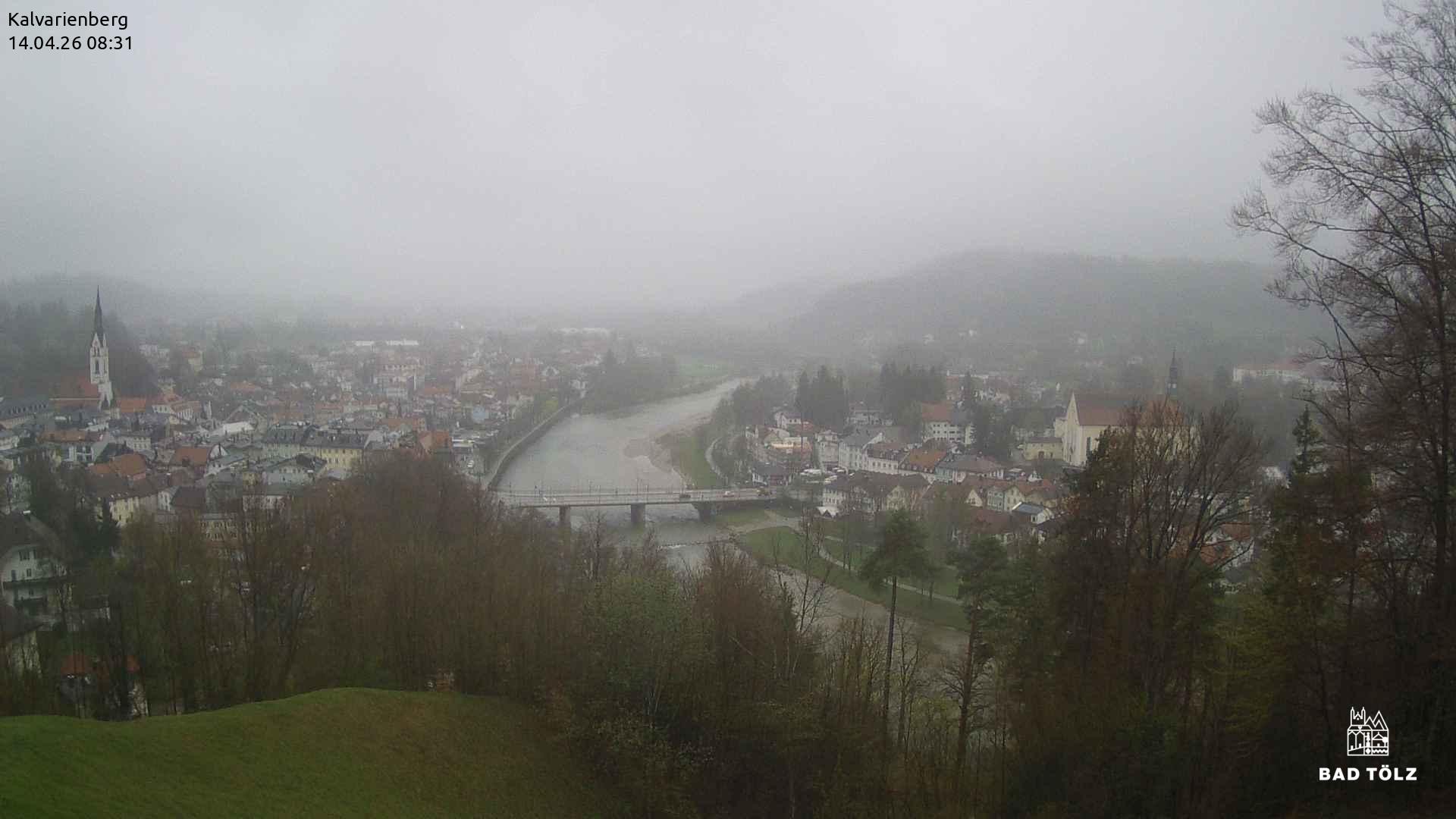 Archiv Foto Webcam Kalvarienberg bei Bad Tölz
