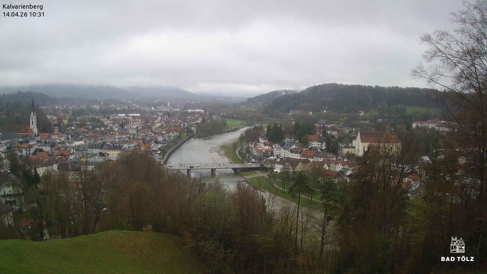 Archiv Foto Webcam Kalvarienberg bei Bad Tölz