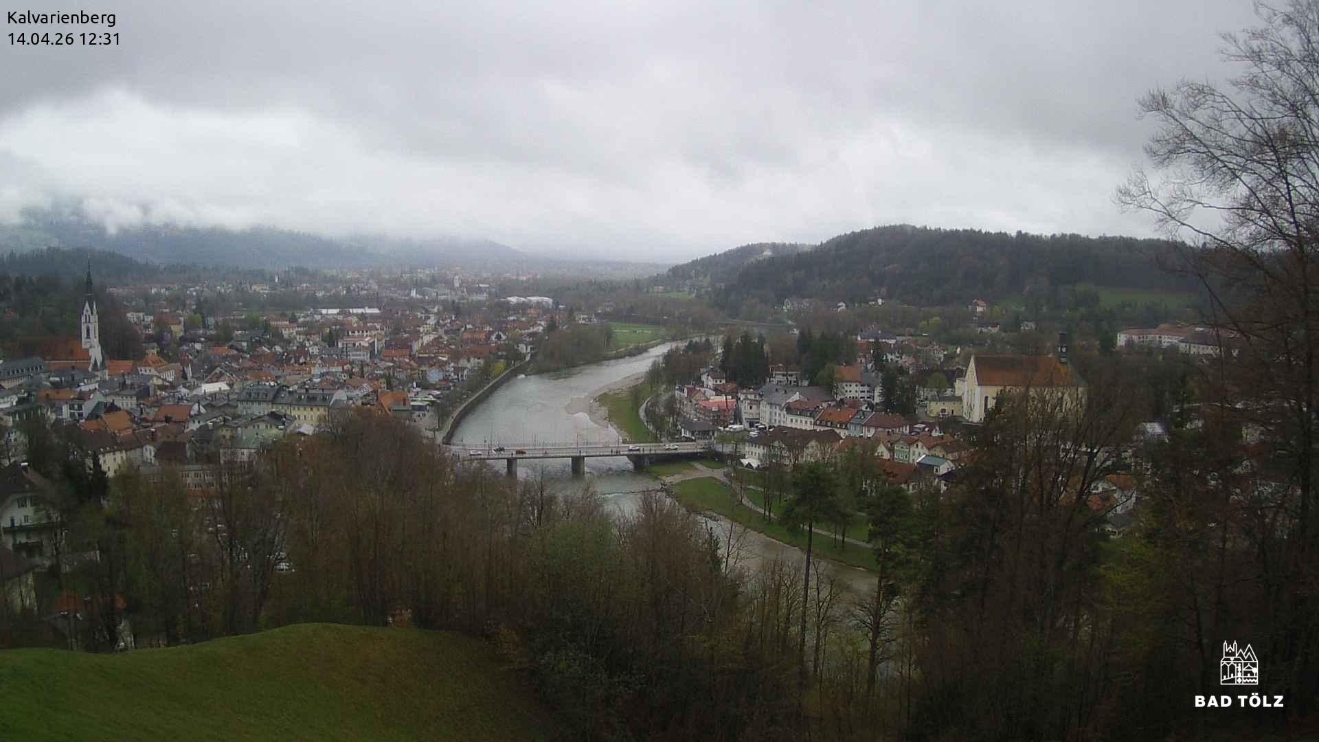 Archiv Foto Webcam Kalvarienberg bei Bad Tölz
