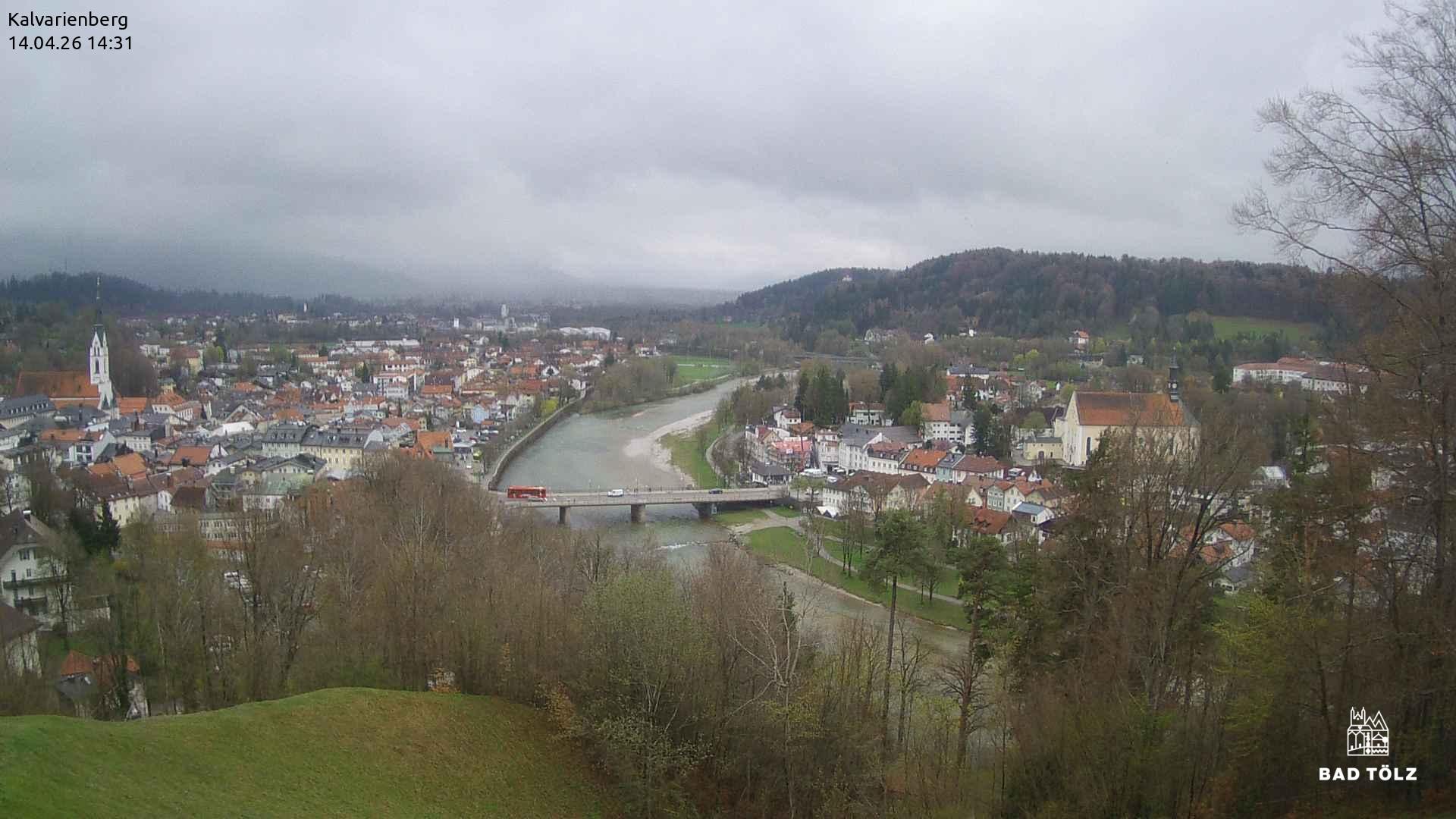 Archiv Foto Webcam Kalvarienberg bei Bad Tölz