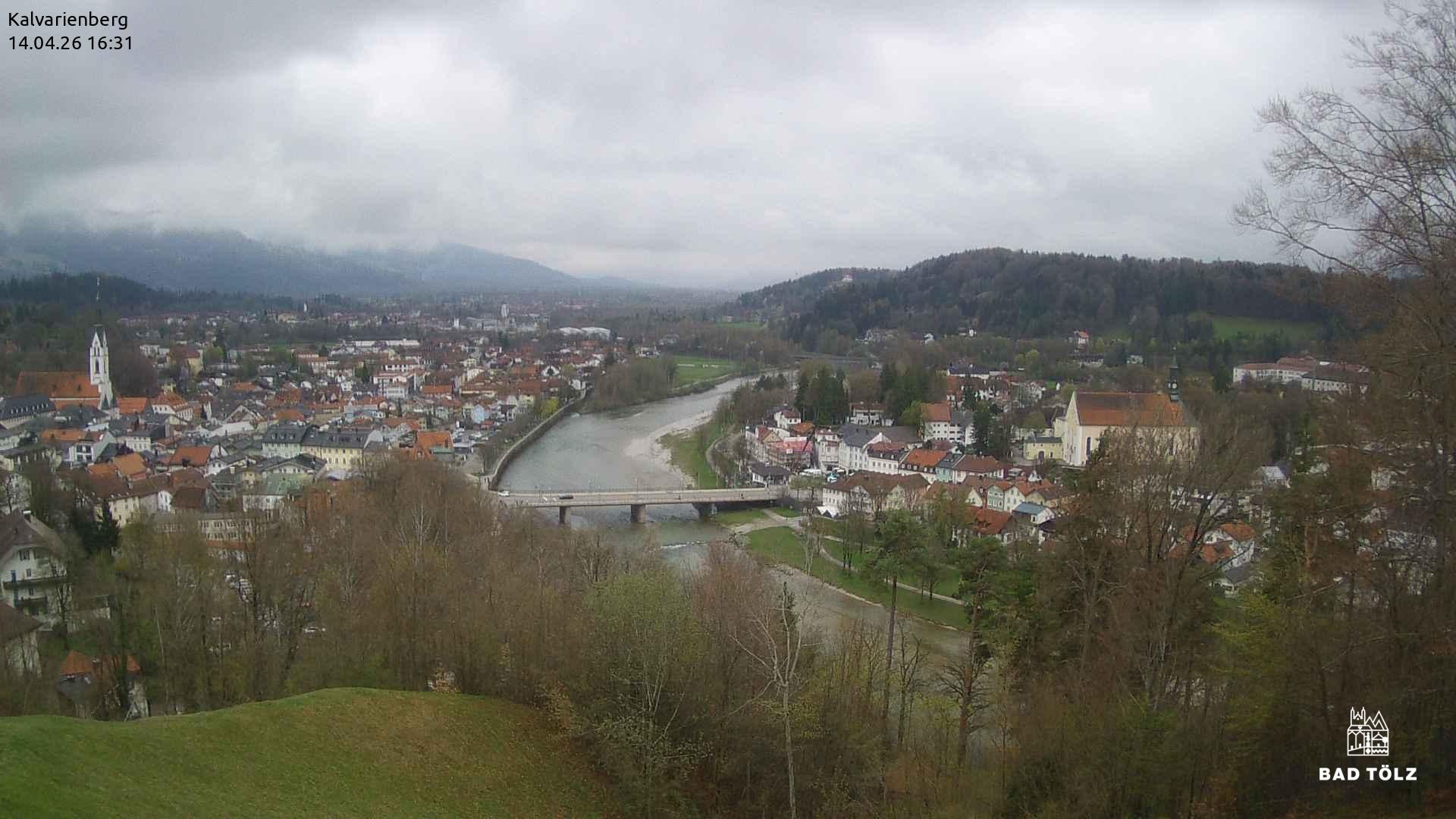 Archiv Foto Webcam Kalvarienberg bei Bad Tölz