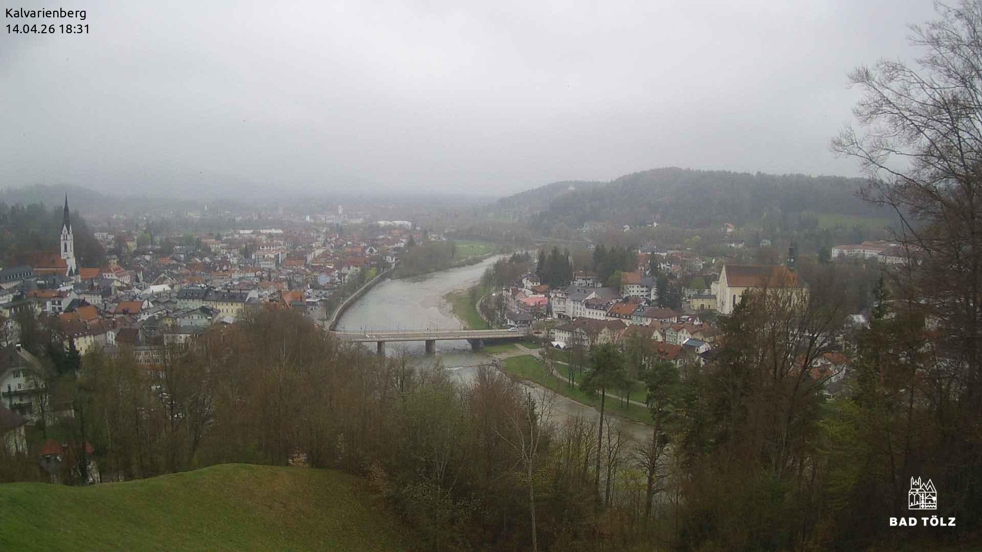 Archiv Foto Webcam Kalvarienberg bei Bad Tölz