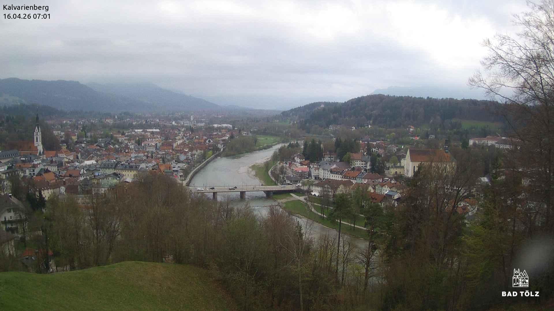 Archiv Foto Webcam Kalvarienberg bei Bad Tölz