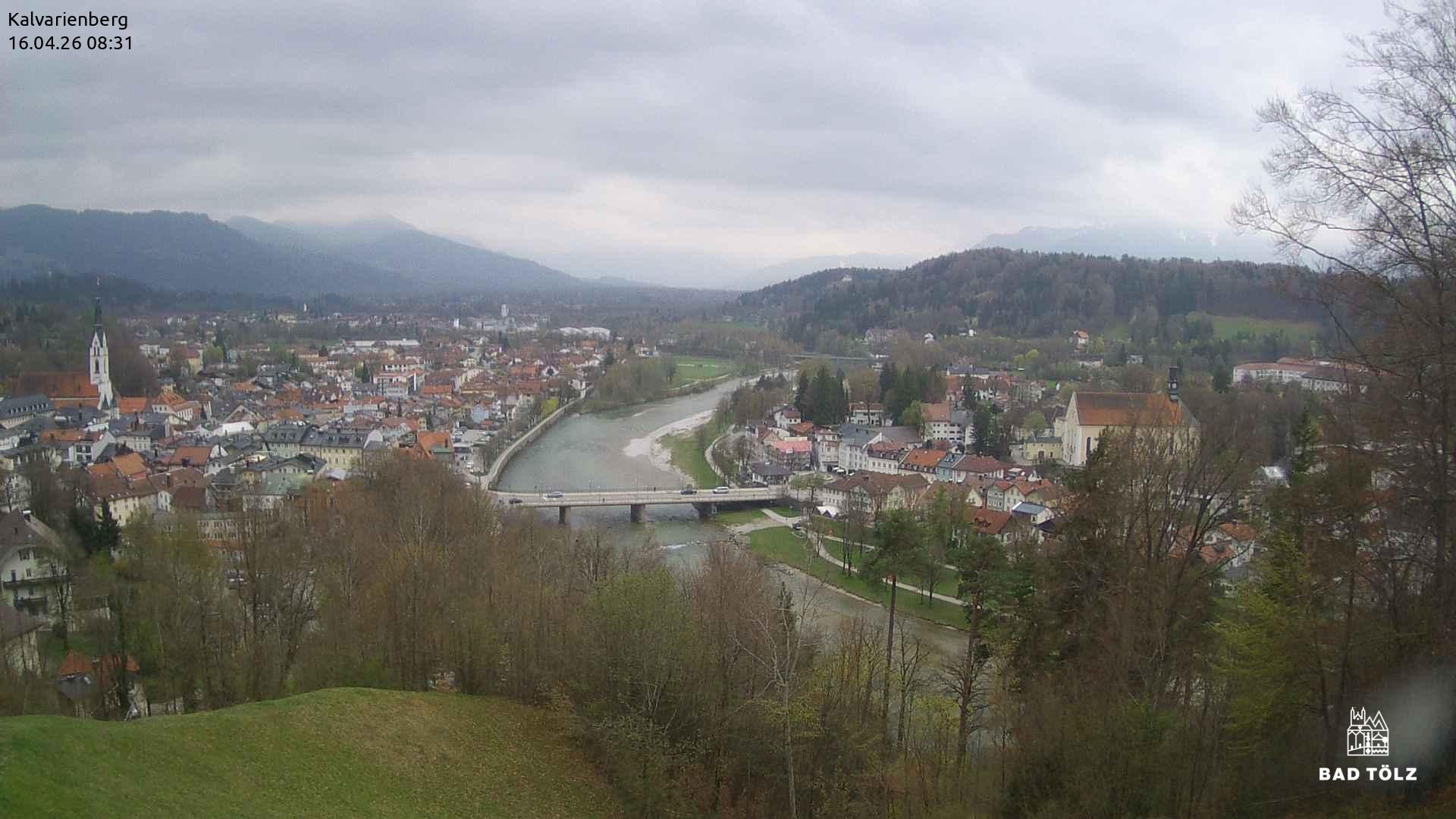 Archiv Foto Webcam Kalvarienberg bei Bad Tölz