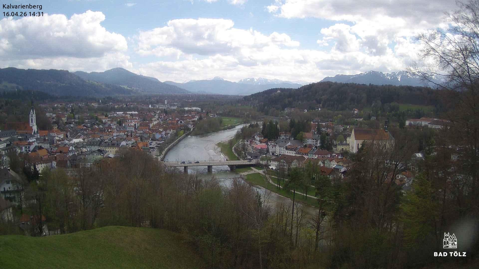 Archiv Foto Webcam Kalvarienberg bei Bad Tölz
