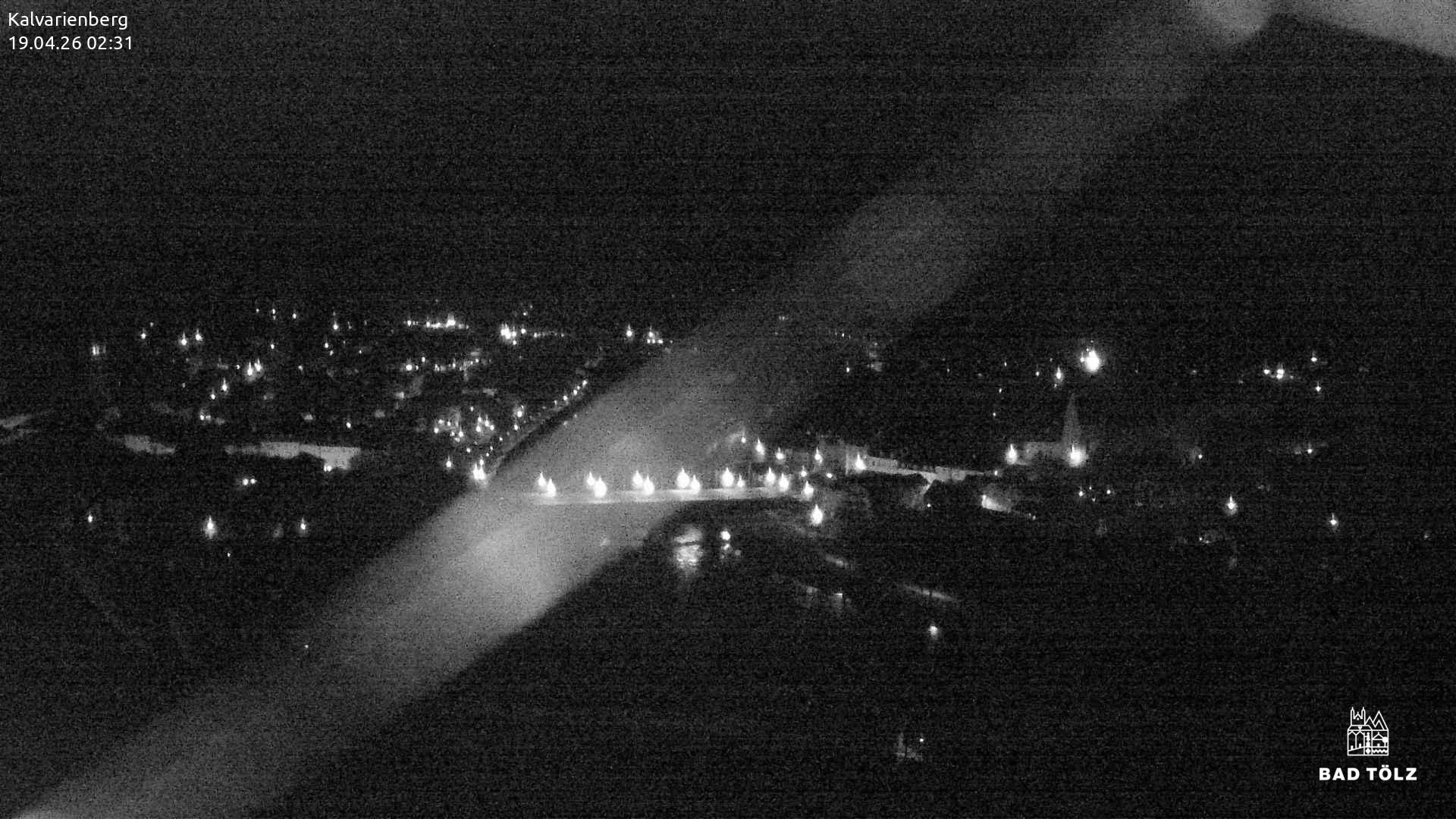 Archived image Webcam Bad Tölz - Kalvarienberg