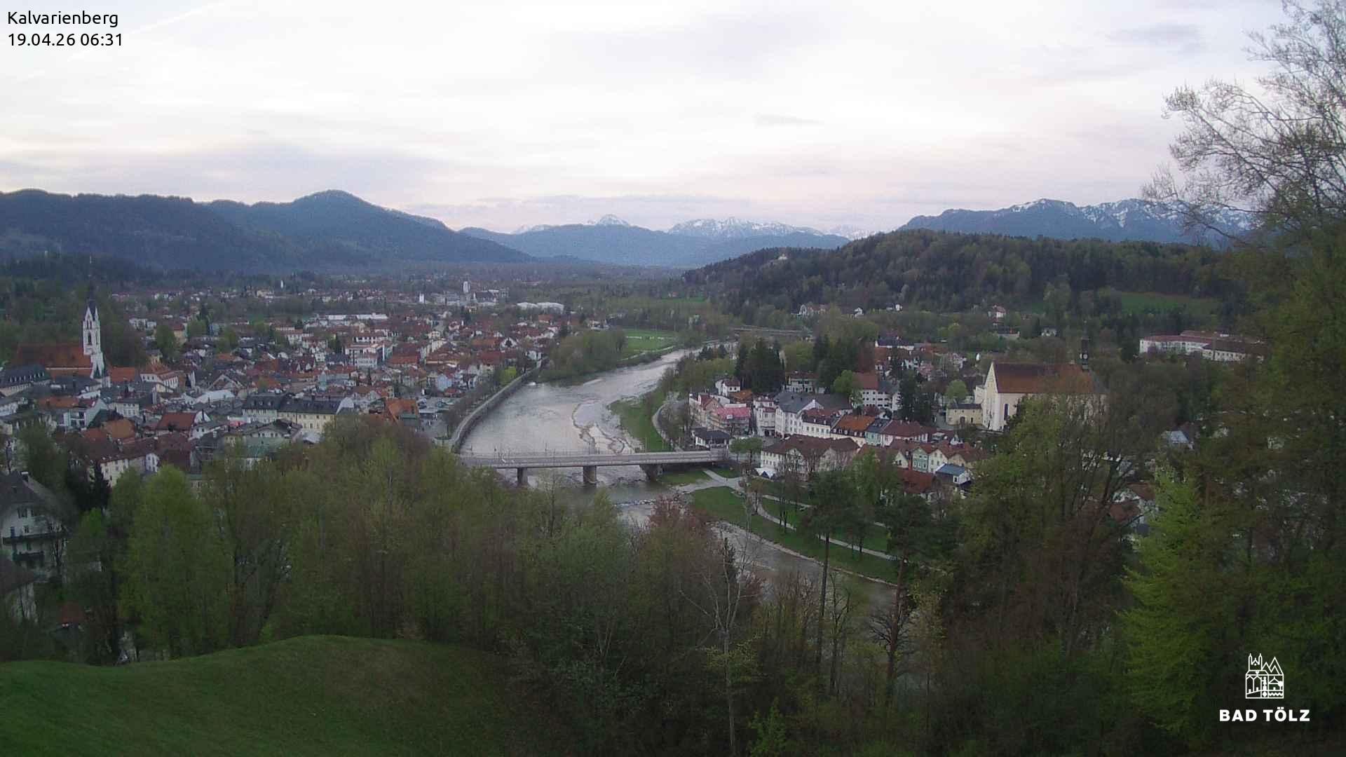 Archiv Foto Webcam Kalvarienberg bei Bad Tölz
