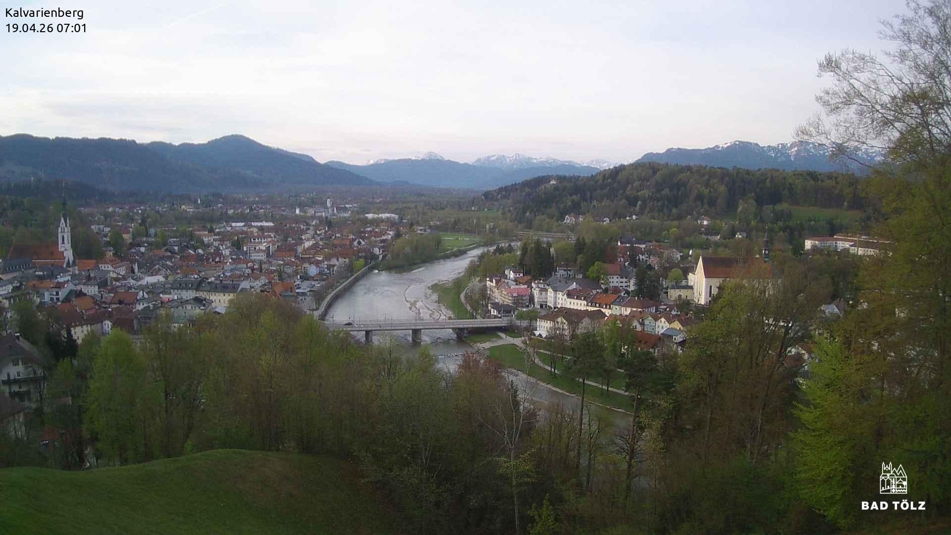 Archiv Foto Webcam Kalvarienberg bei Bad Tölz