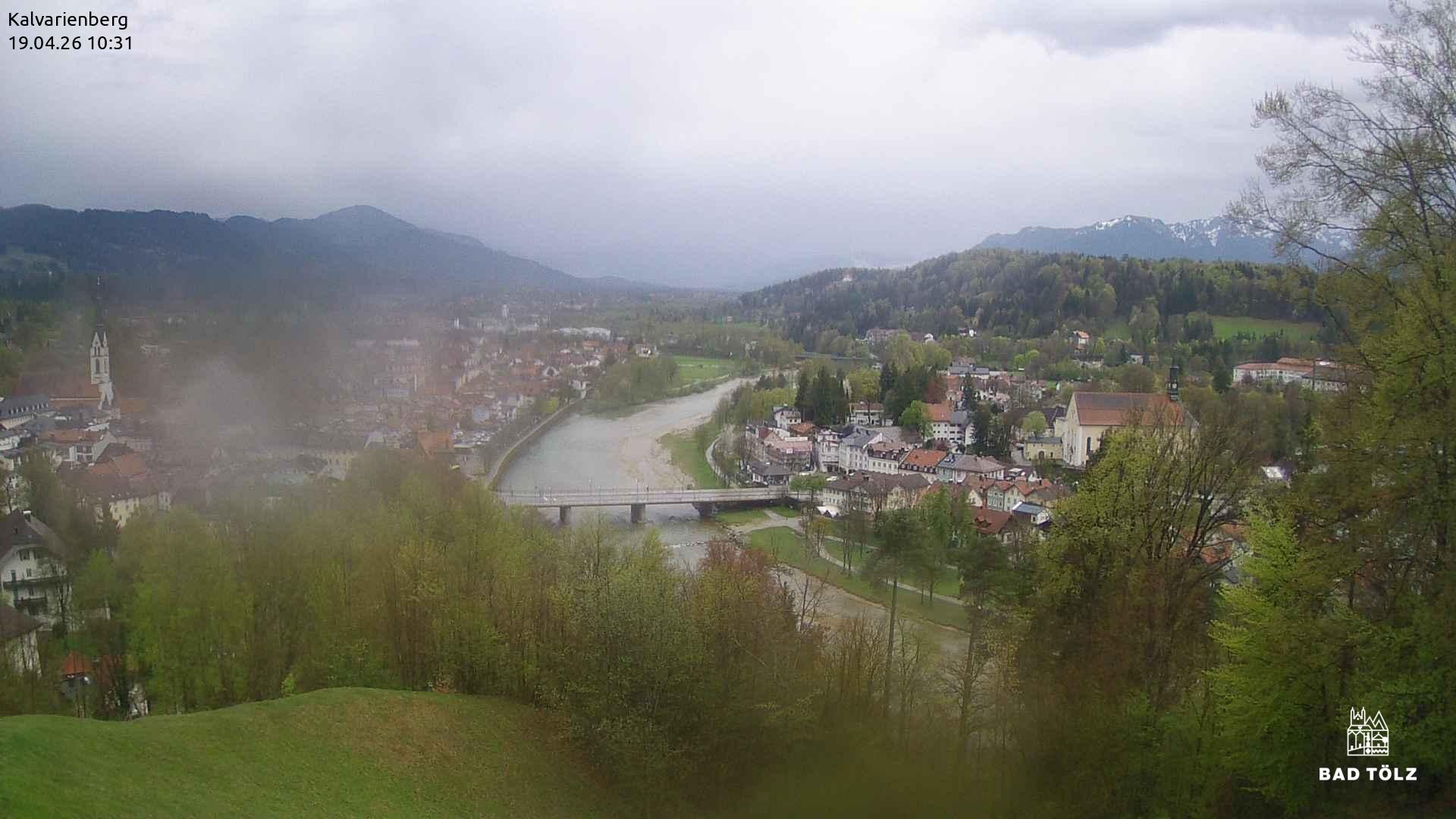 Archiv Foto Webcam Kalvarienberg bei Bad Tölz
