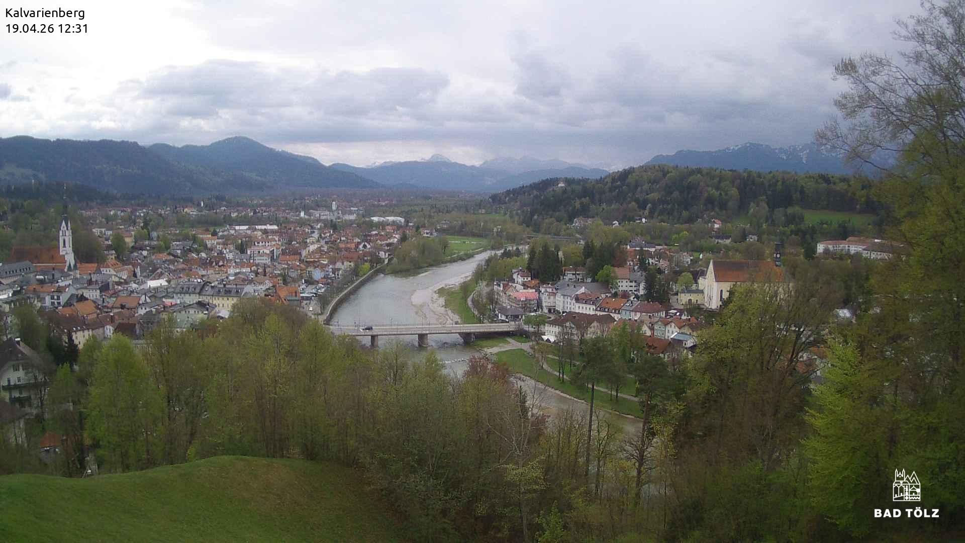 Archiv Foto Webcam Kalvarienberg bei Bad Tölz