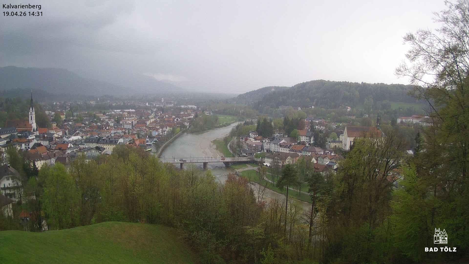 Archiv Foto Webcam Kalvarienberg bei Bad Tölz
