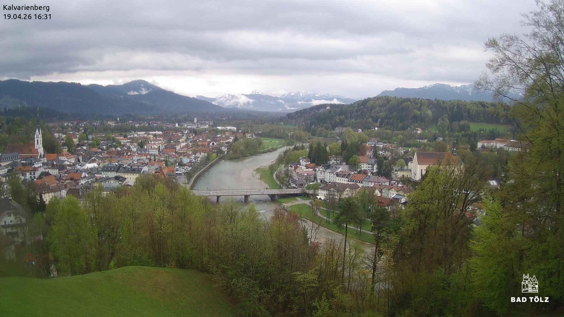 Archiv Foto Webcam Kalvarienberg bei Bad Tölz